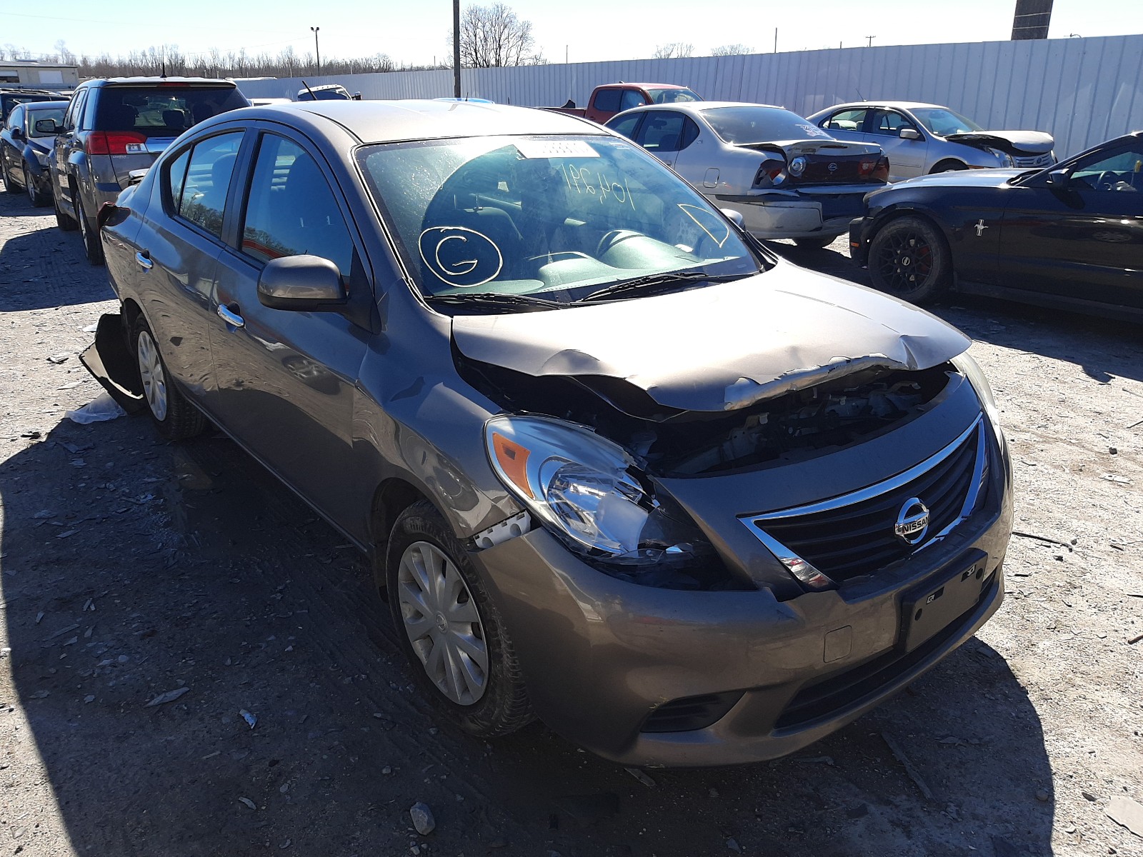 NISSAN VERSA S 2013 3n1cn7ap4dl867495