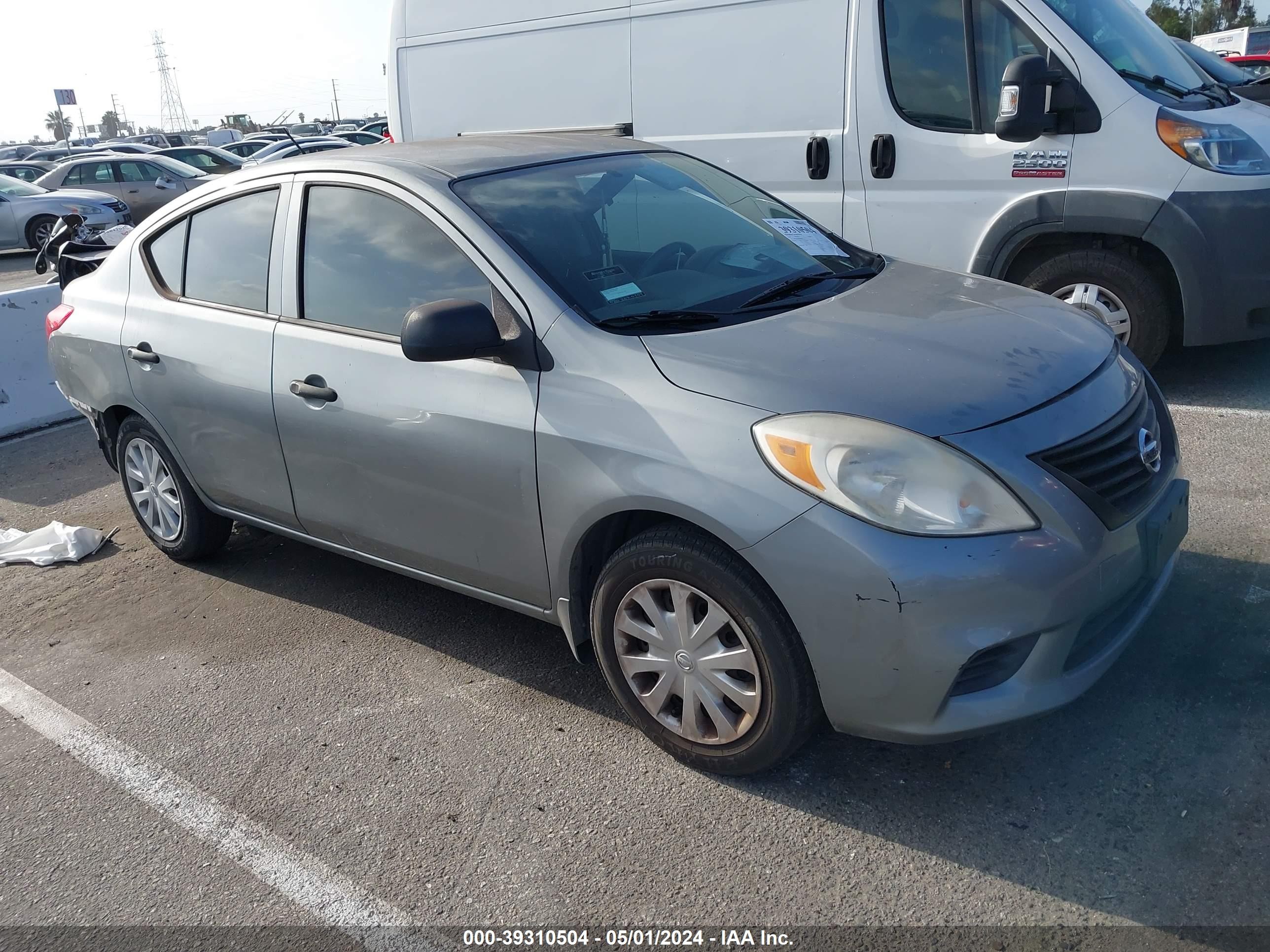 NISSAN VERSA 2014 3n1cn7ap5el820509