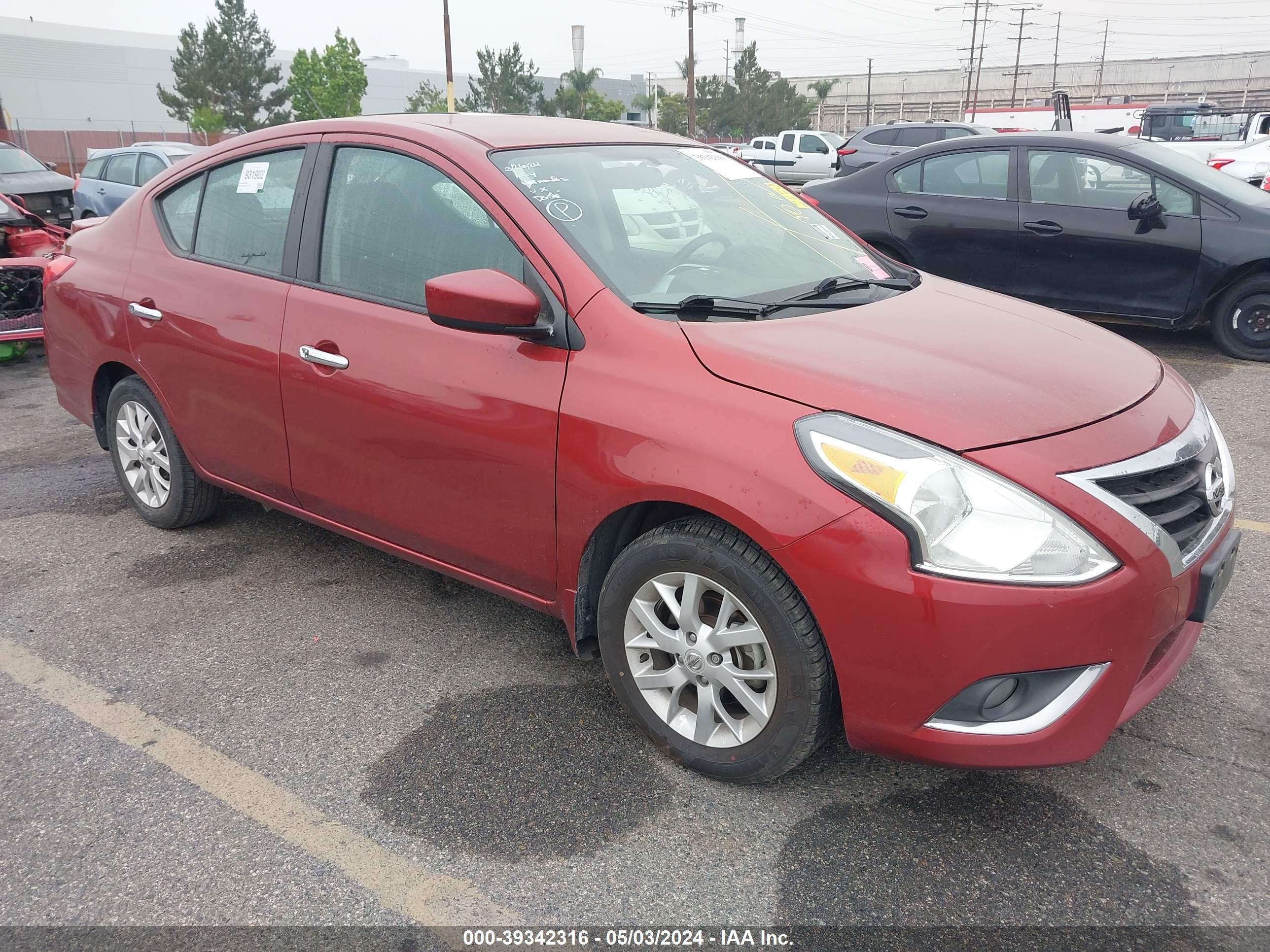 NISSAN VERSA 2019 3n1cn7ap5kl812227