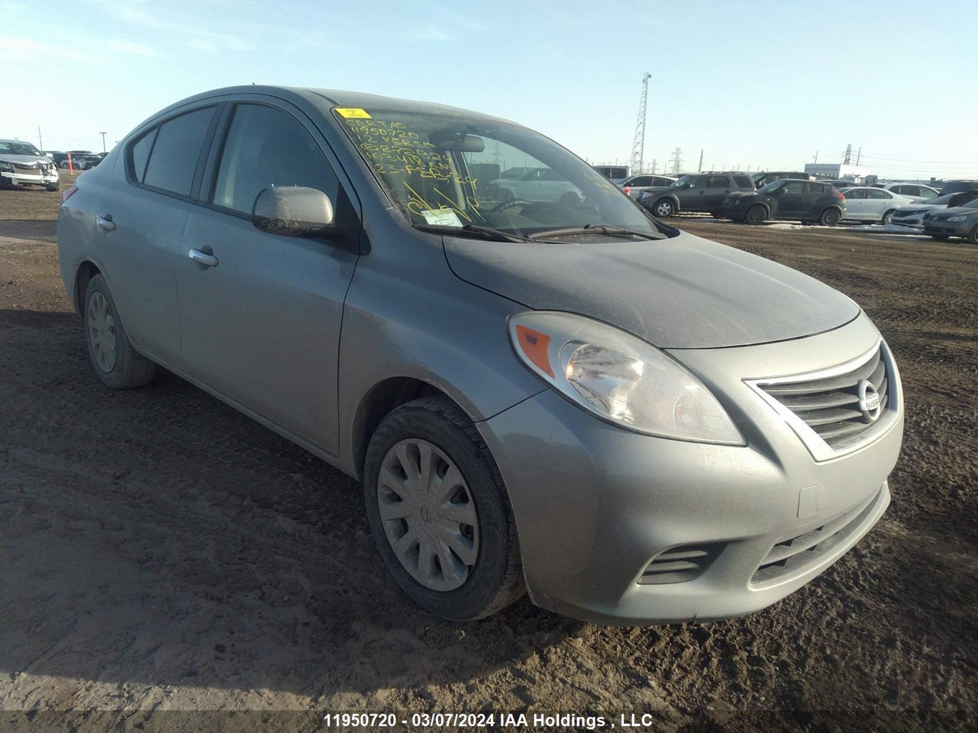 NISSAN VERSA 2012 3n1cn7ap6cl872924