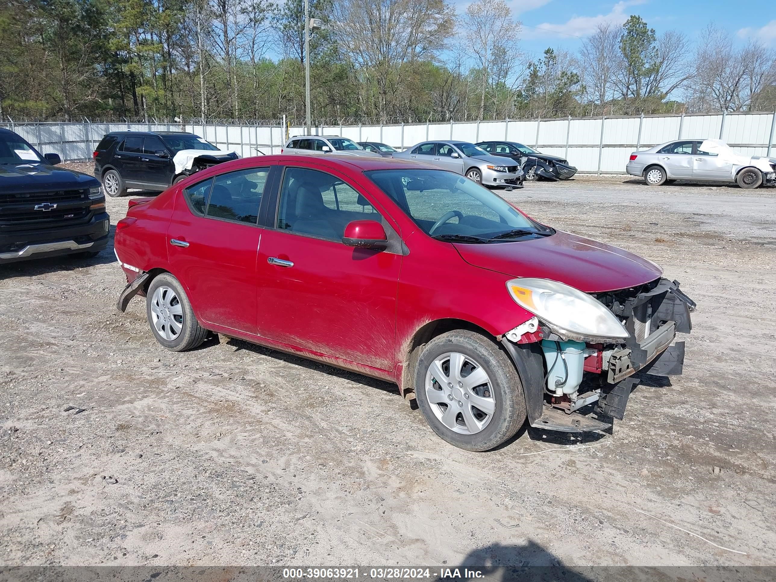 NISSAN VERSA 2013 3n1cn7ap6dl837172