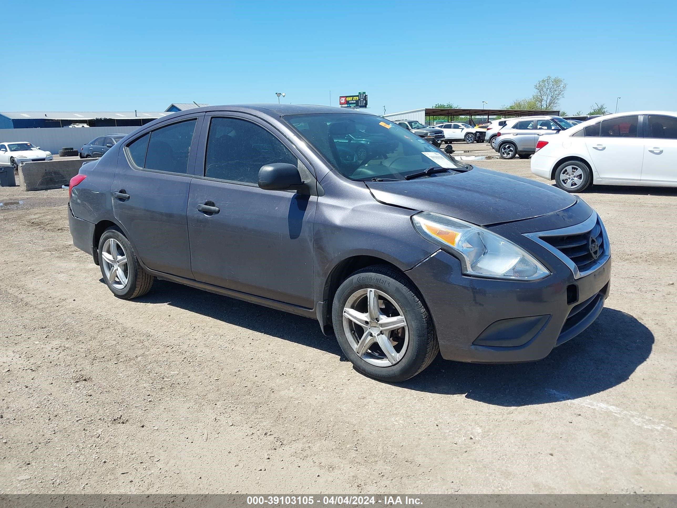 NISSAN VERSA 2015 3n1cn7ap6fl809214