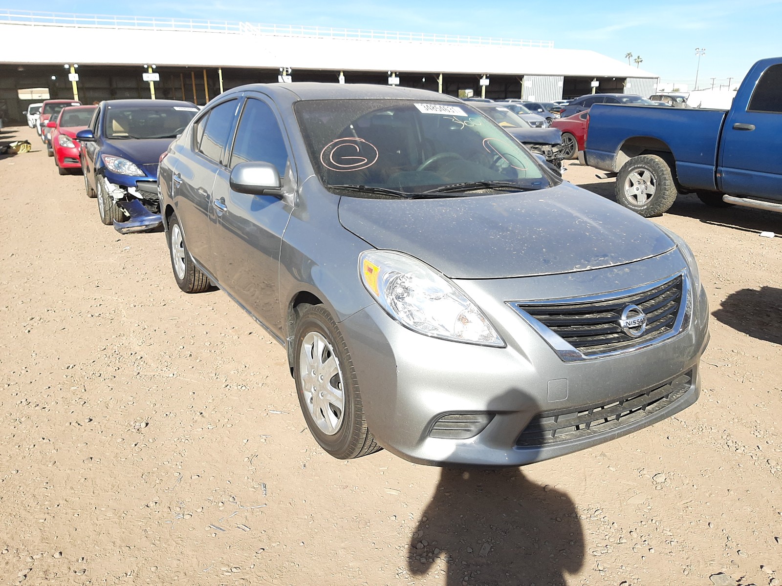 NISSAN VERSA S 2014 3n1cn7ap7ek465624