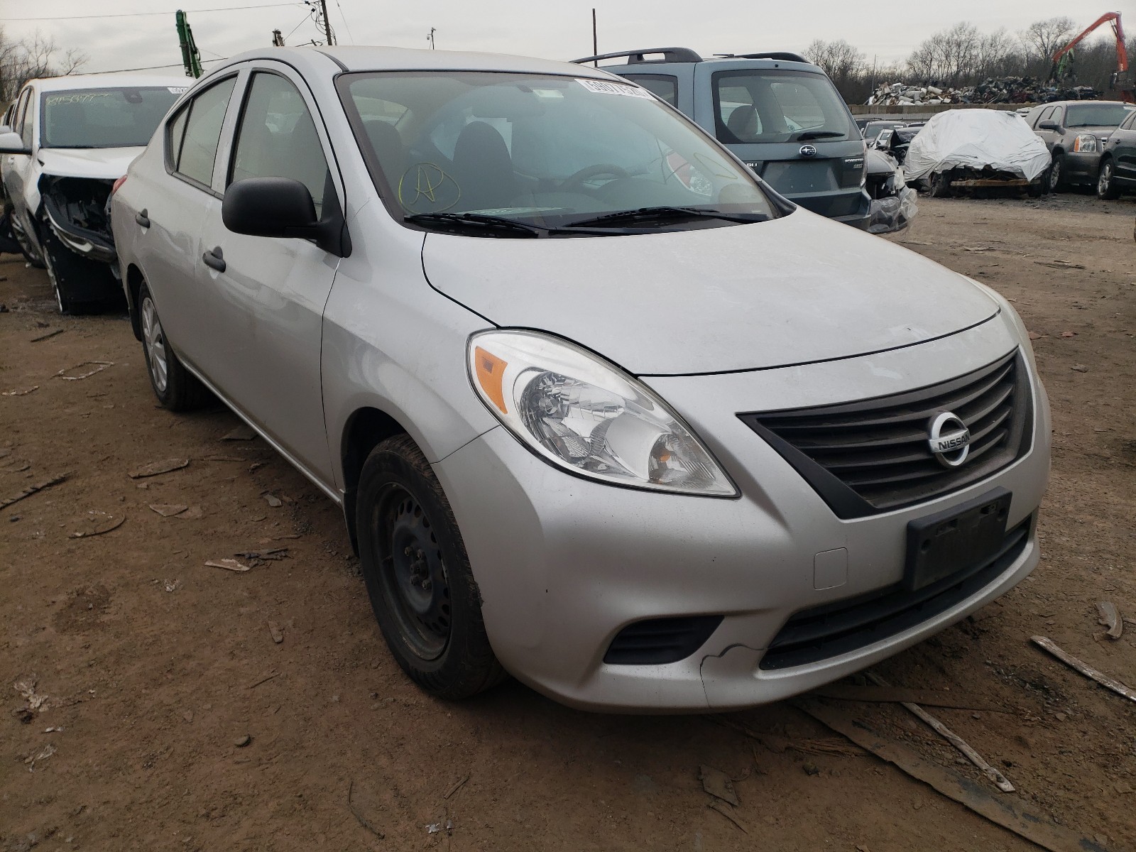 NISSAN VERSA S 2014 3n1cn7ap7el837005