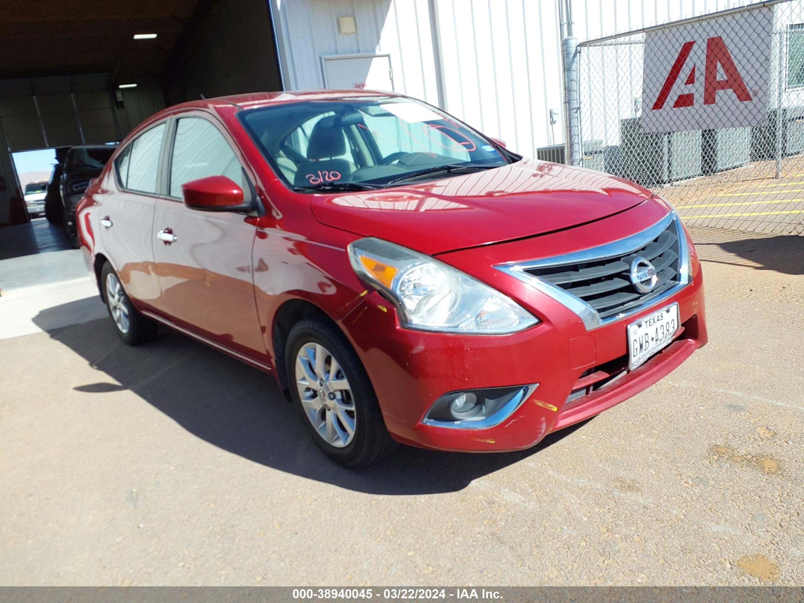 NISSAN VERSA 2015 3n1cn7ap7fl924288