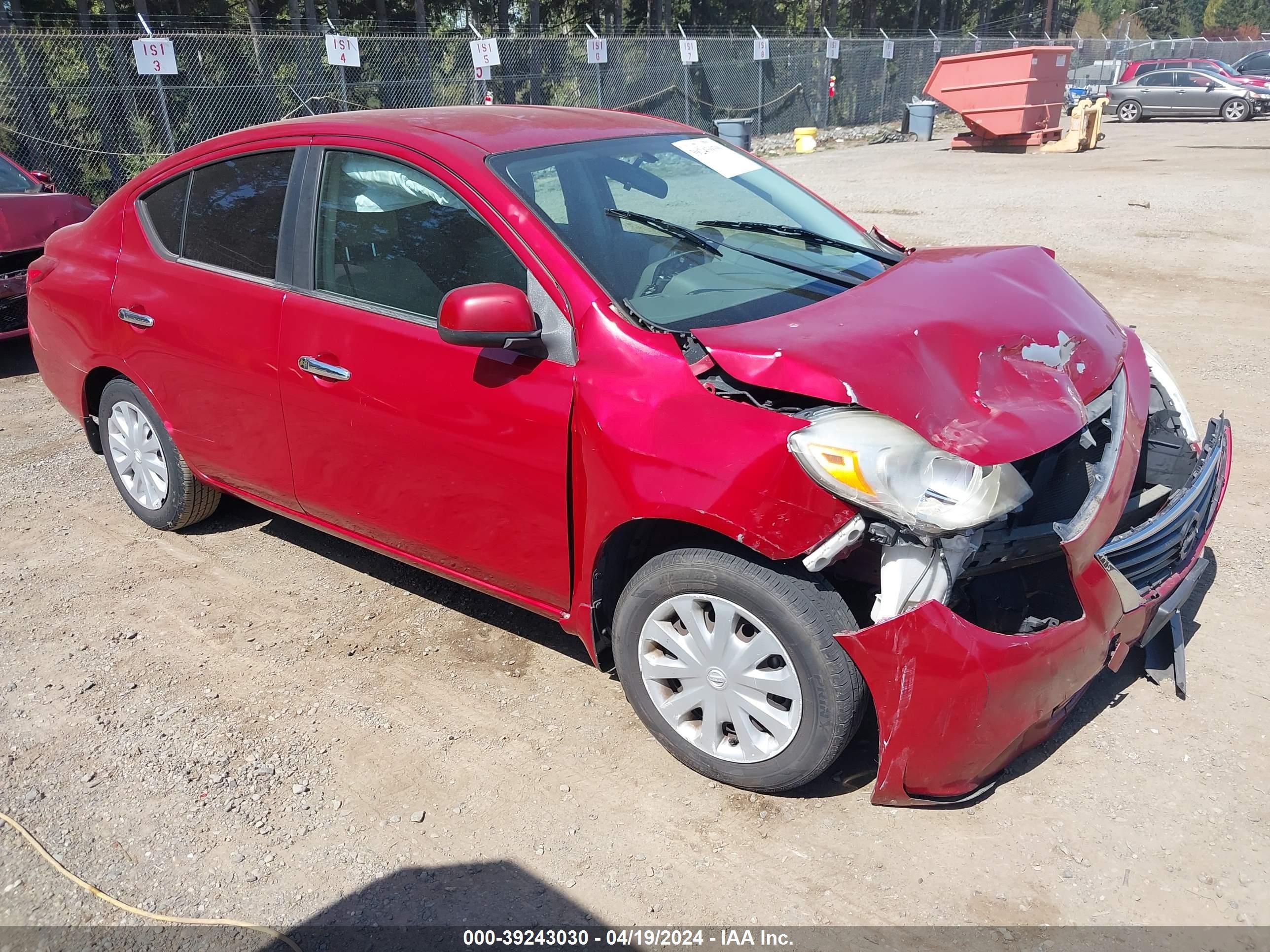 NISSAN VERSA 2012 3n1cn7ap8cl944366