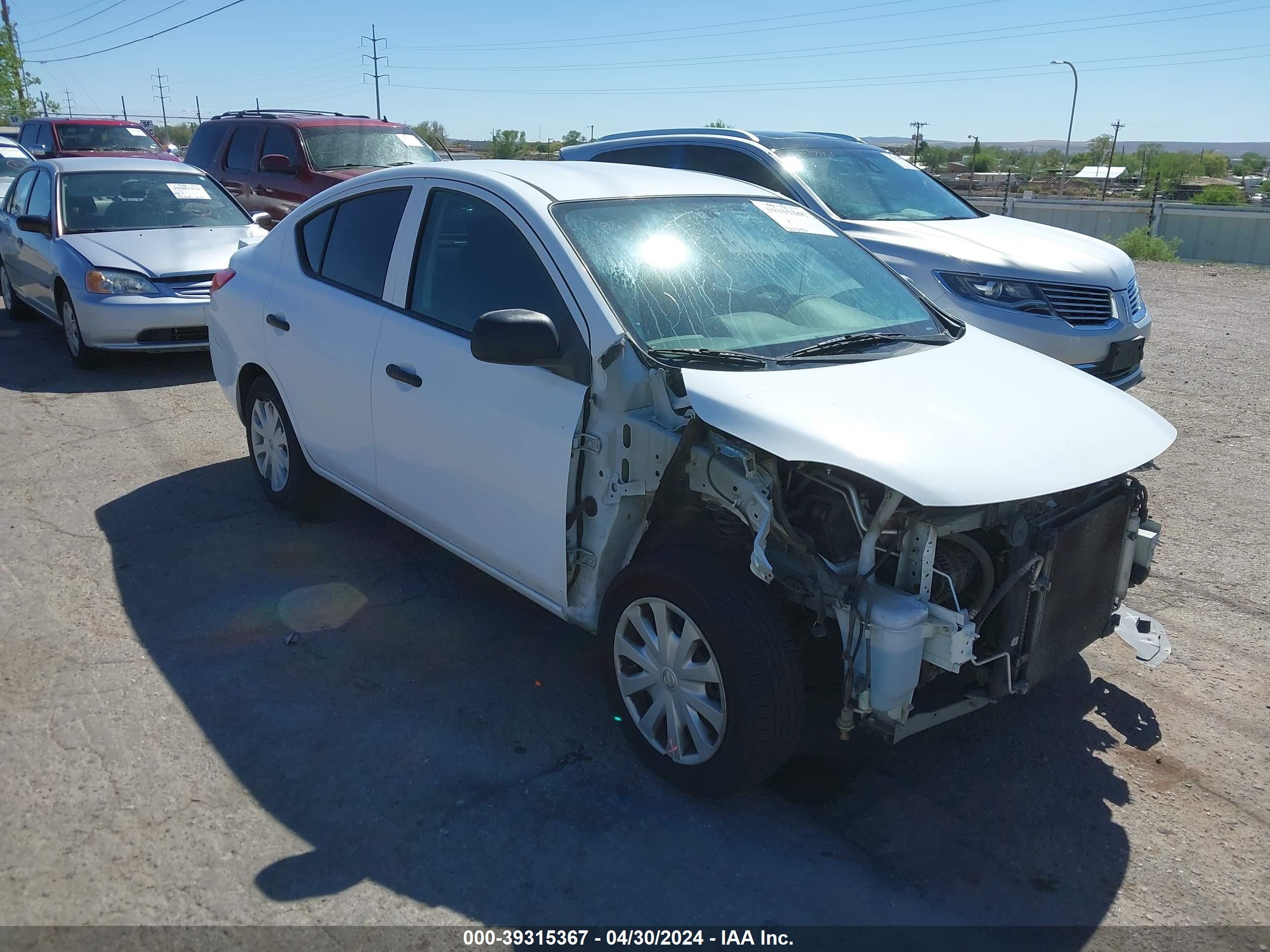 NISSAN VERSA 2014 3n1cn7ap8el805535