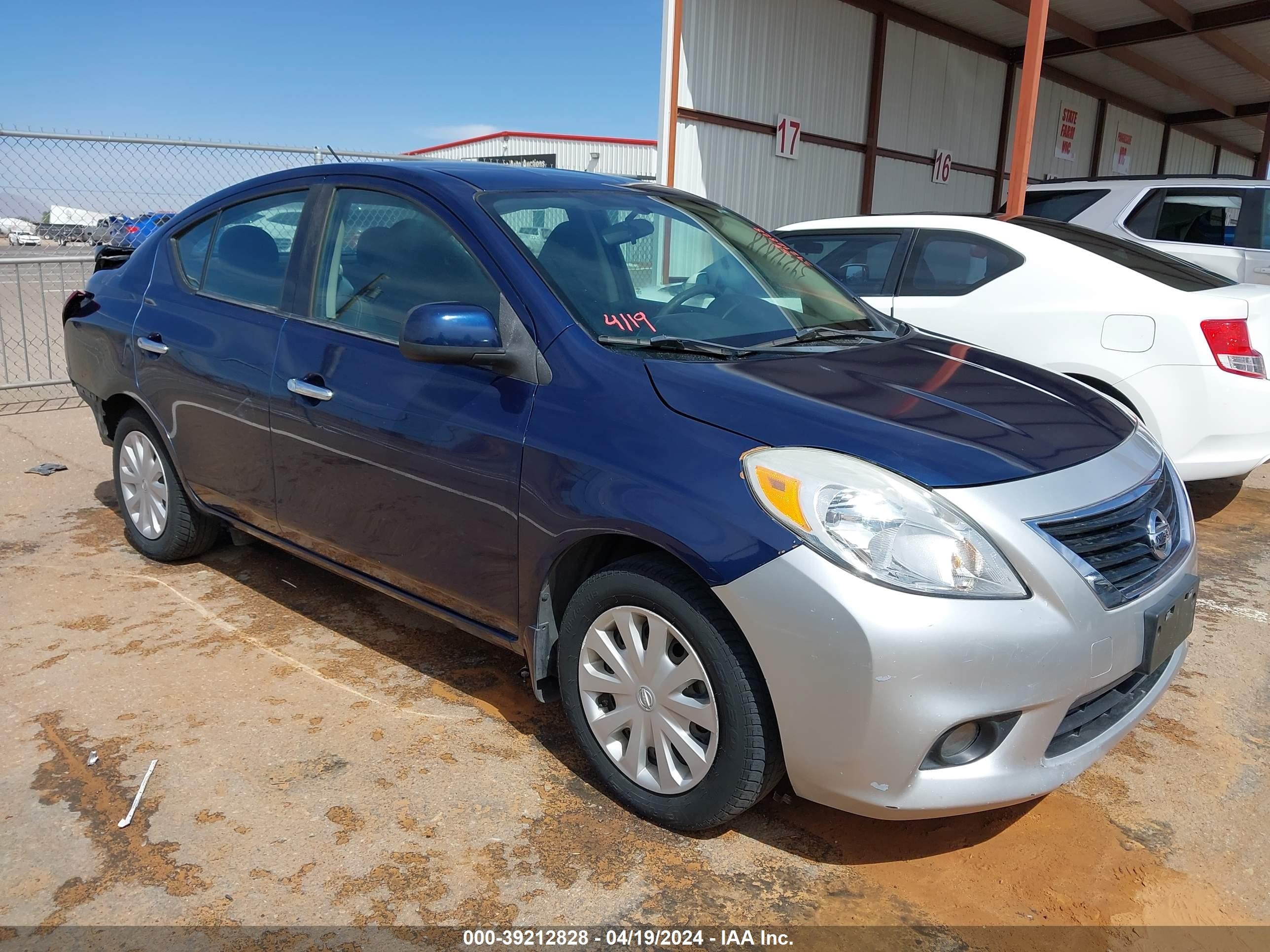 NISSAN VERSA 2014 3n1cn7ap9ek454298