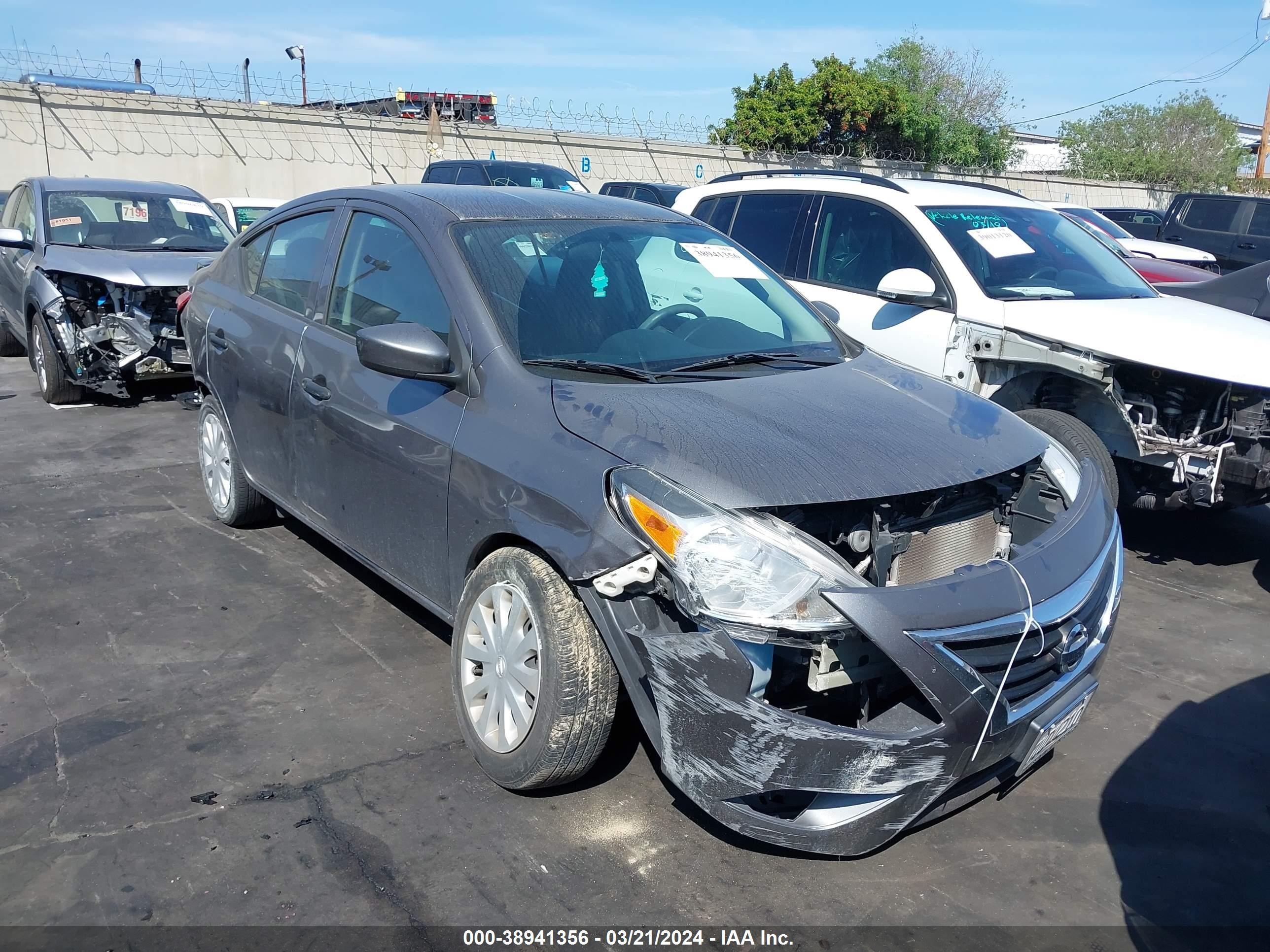 NISSAN VERSA 2017 3n1cn7ap9hl817956