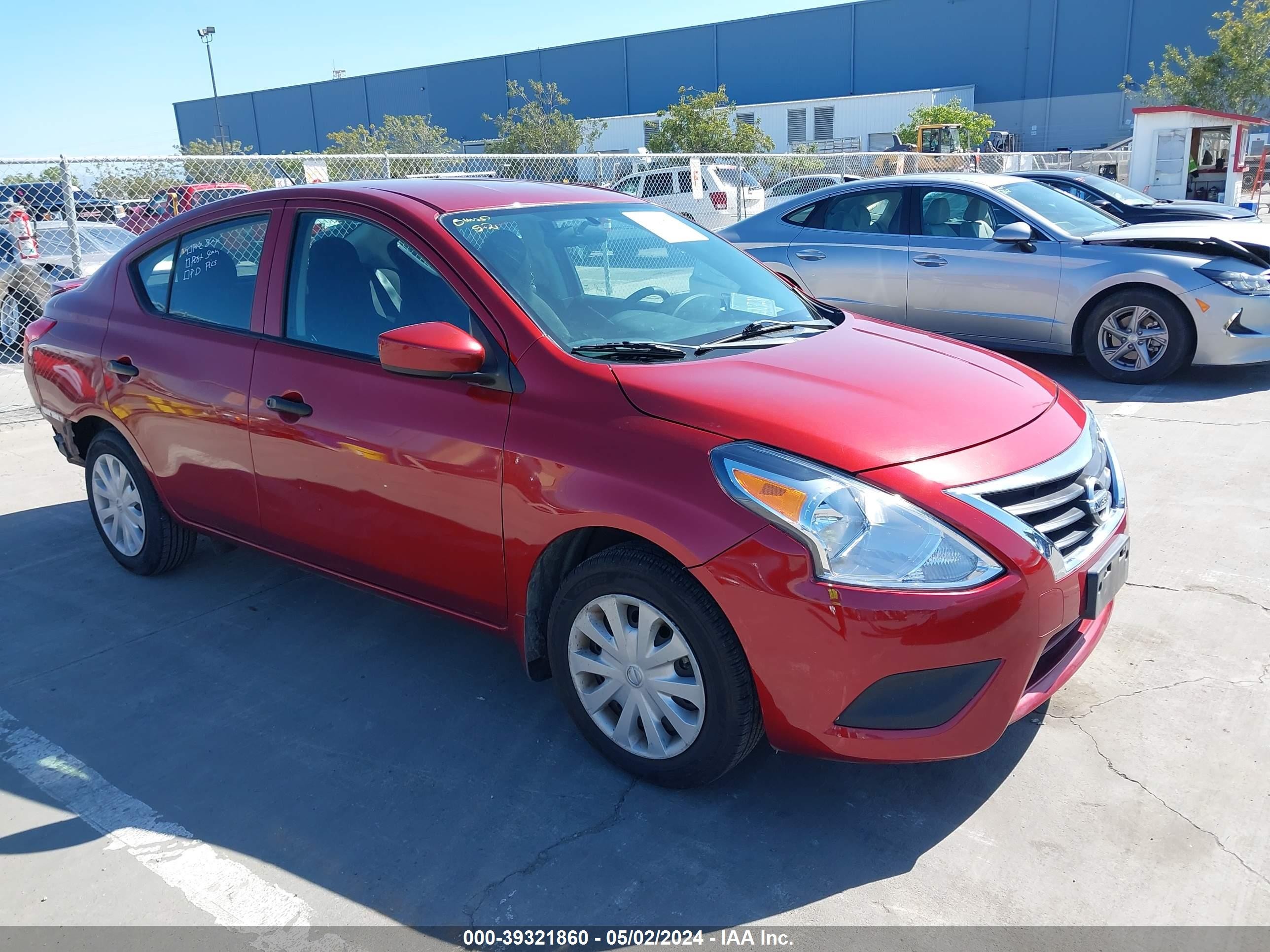 NISSAN VERSA 2017 3n1cn7ap9hl866980