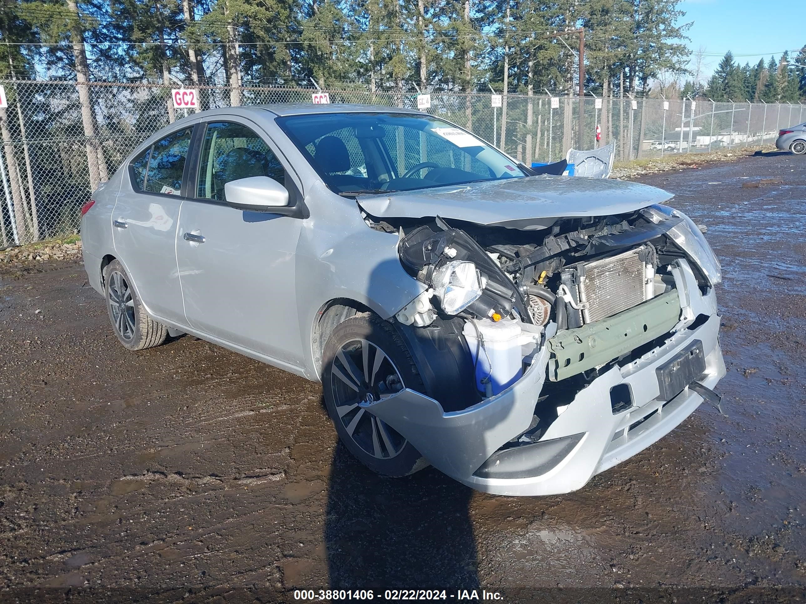 NISSAN VERSA 2019 3n1cn7ap9kl807435