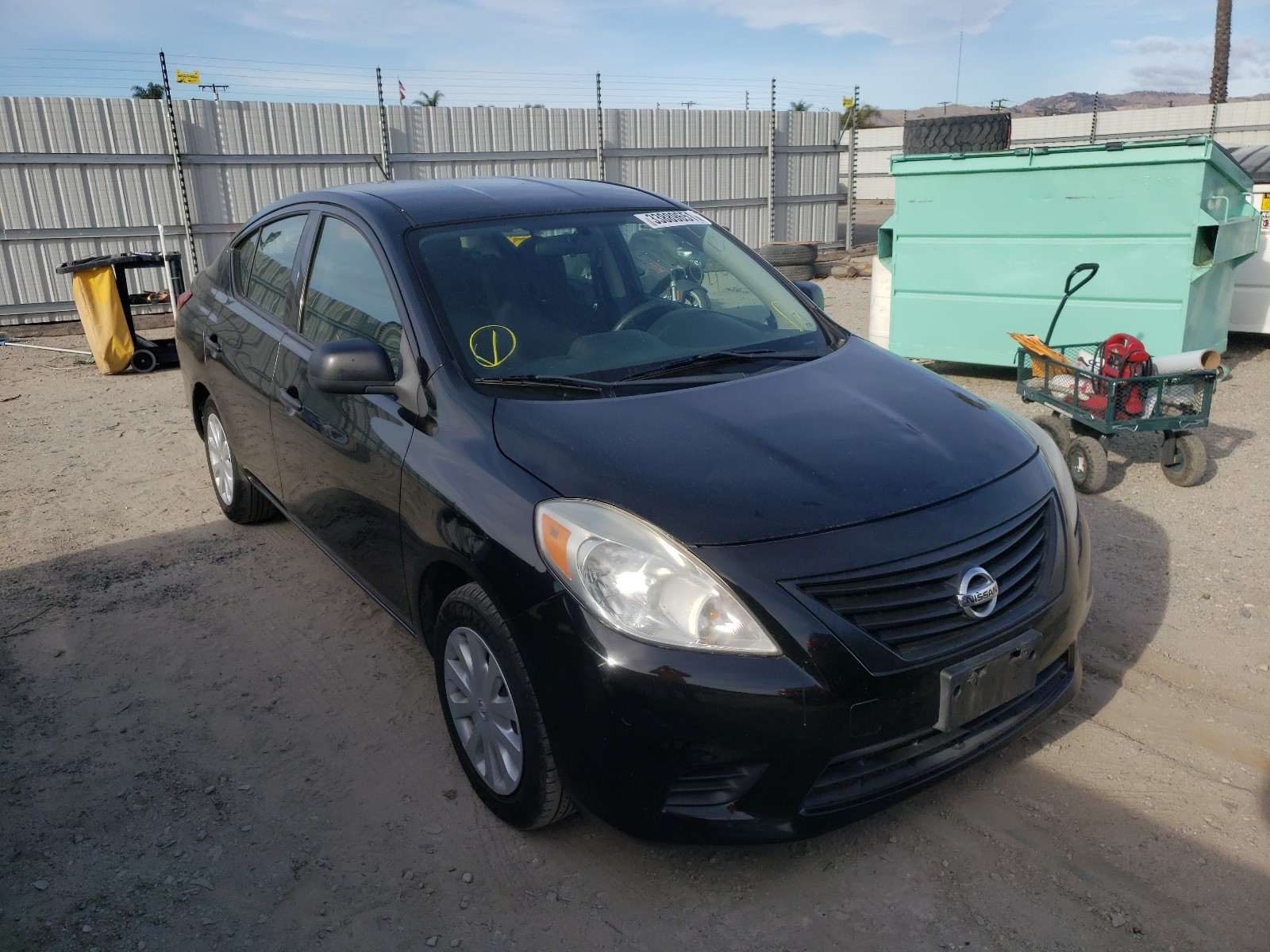 NISSAN VERSA S 2012 3n1cn7apxcl825198