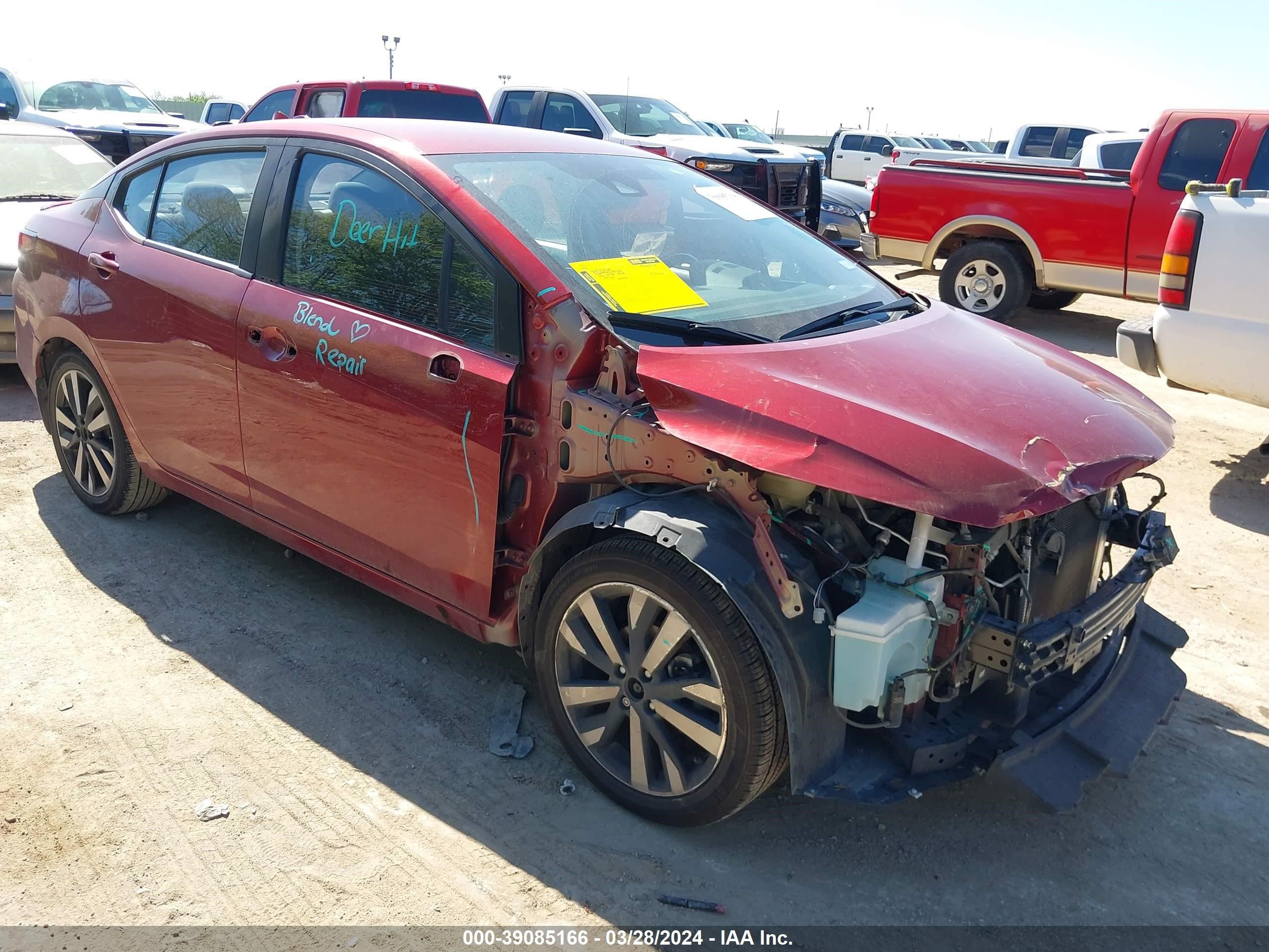 NISSAN VERSA 2021 3n1cn8fvxml921993