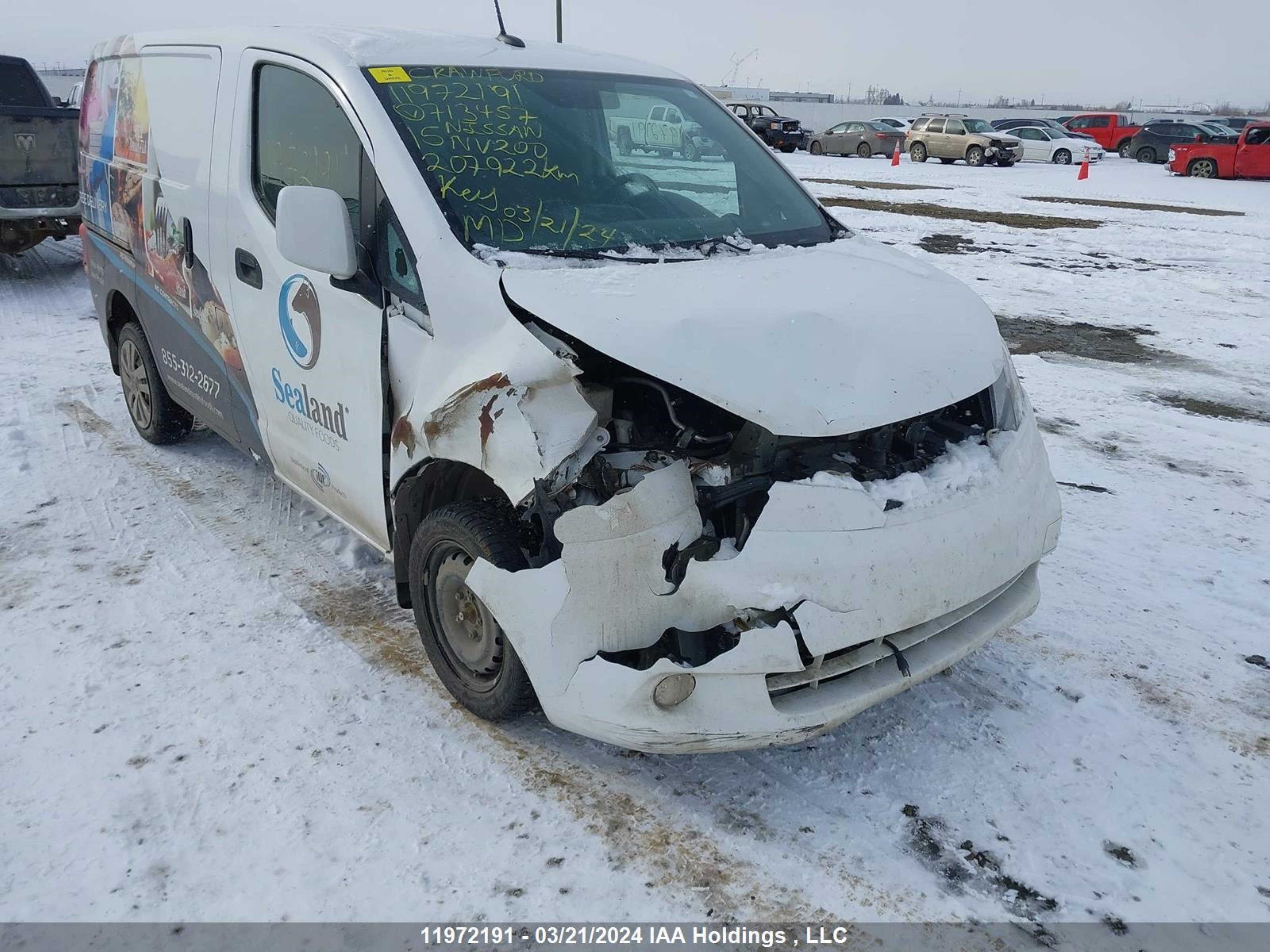 NISSAN NV200 2015 3n6cm0kn2fk713457