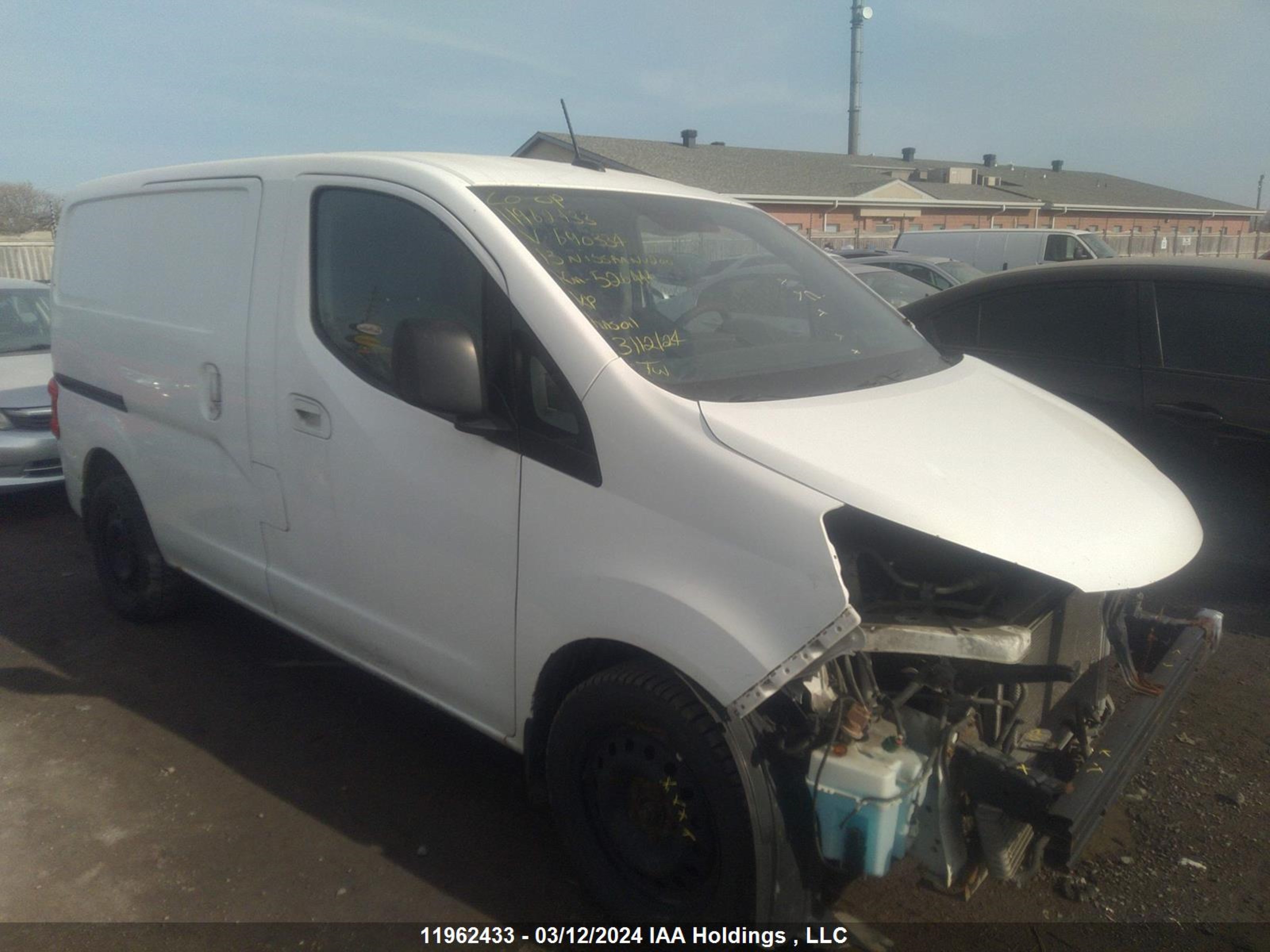 NISSAN NV200 2013 3n6cm0kn5dk690334