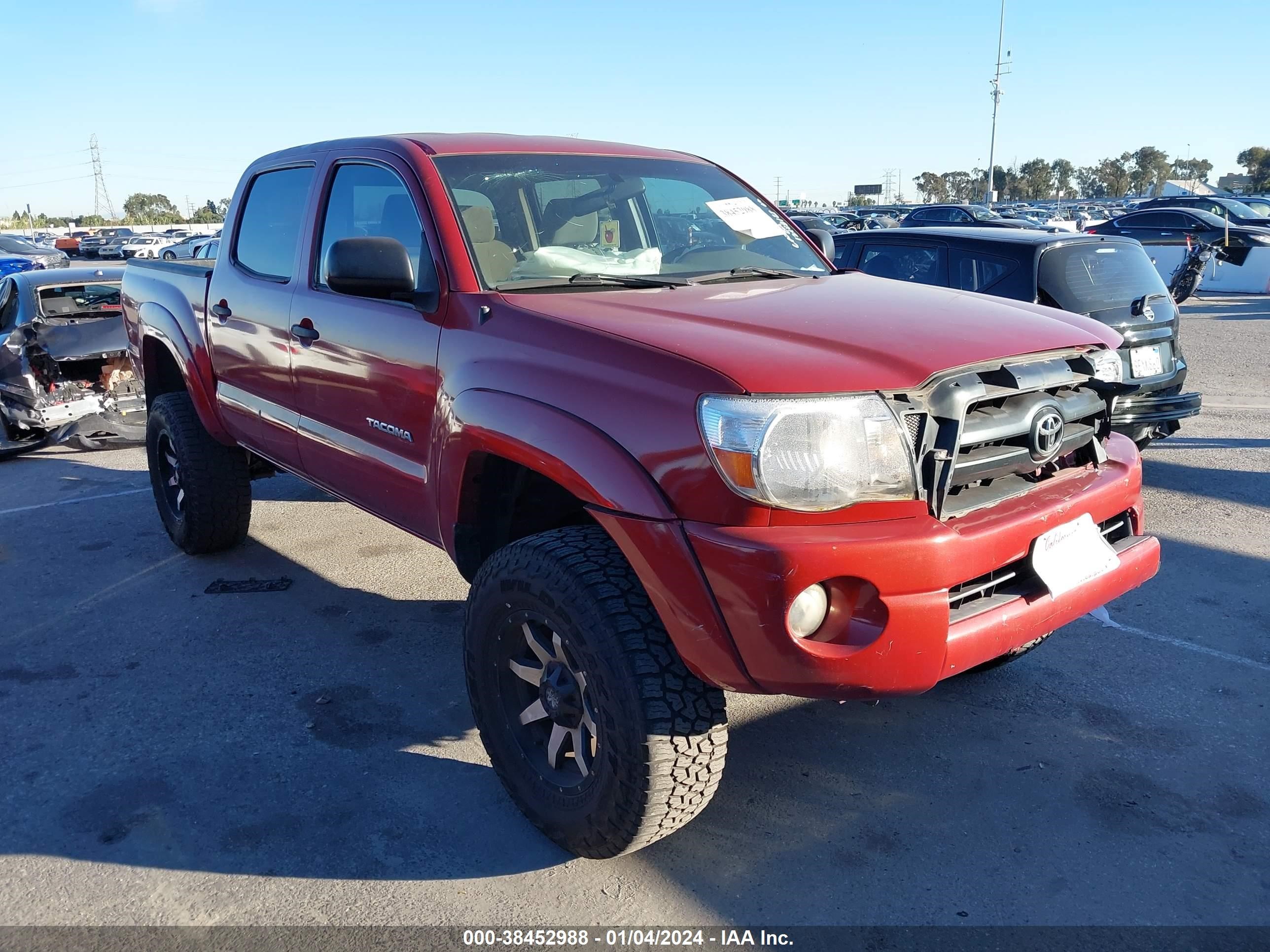 TOYOTA TACOMA 2008 3tmju62n78m055381