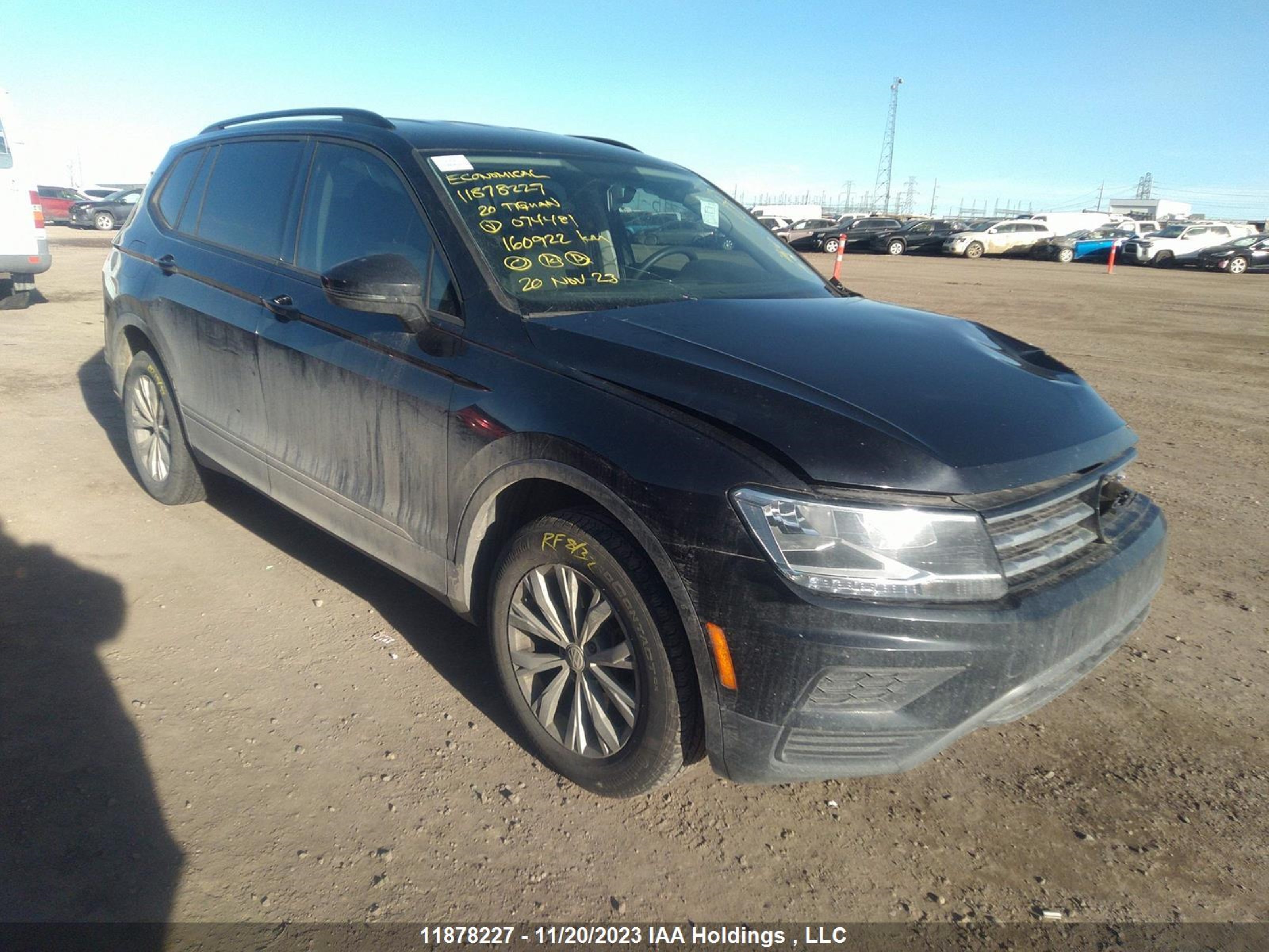 VOLKSWAGEN TIGUAN 2020 3vv0b7ax1lm074481