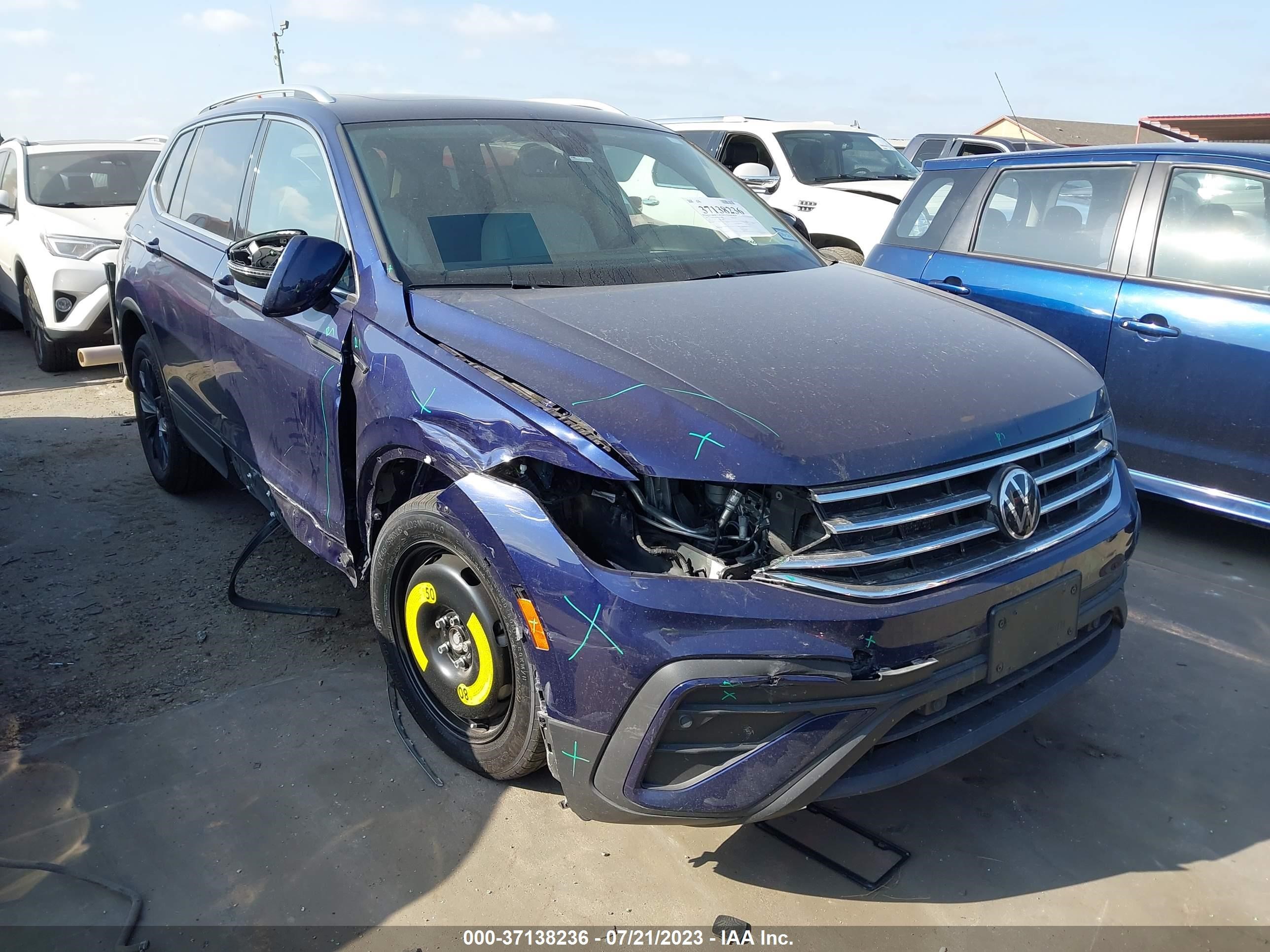 VOLKSWAGEN TIGUAN 2022 3vv3b7ax5nm117039