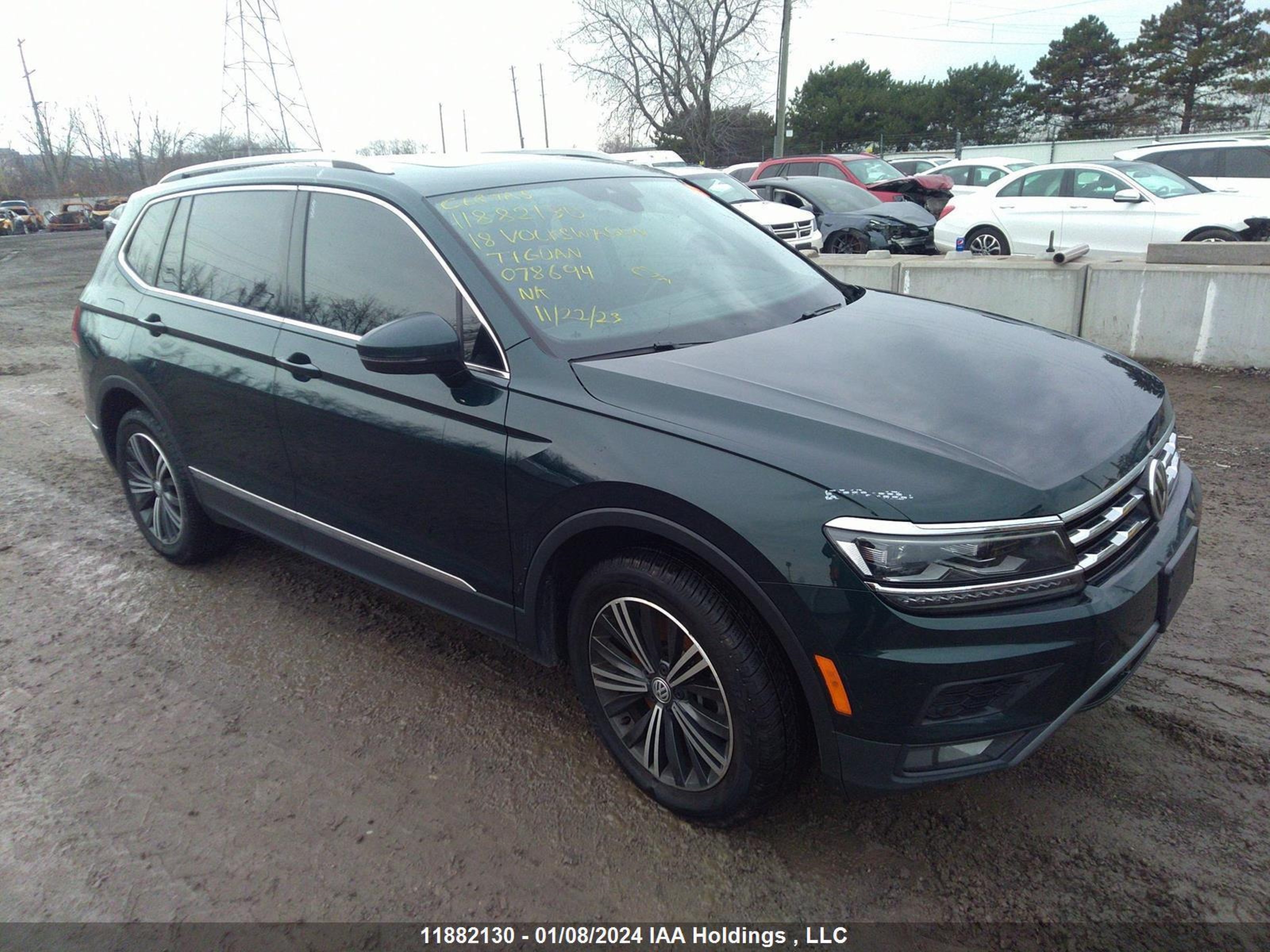 VOLKSWAGEN TIGUAN 2018 3vv4b7ax7jm078694