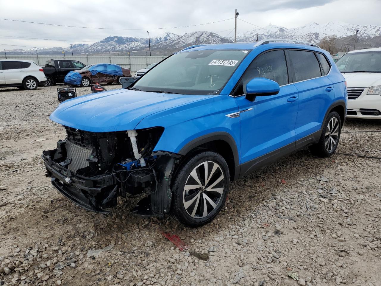 VOLKSWAGEN TAOS 2022 3vvpx7b26nm055351