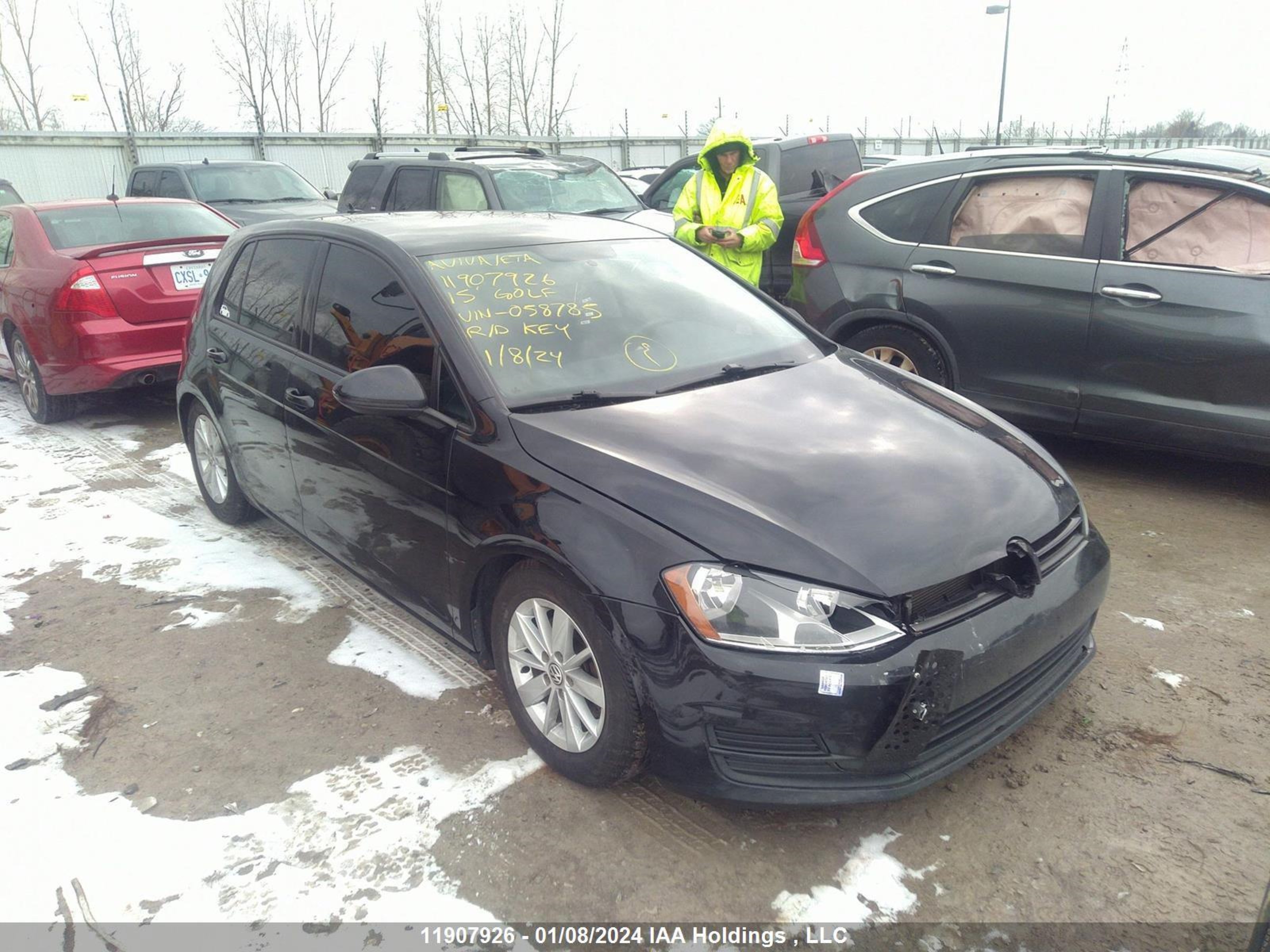 VOLKSWAGEN GOLF 2015 3vw117au0fm058785