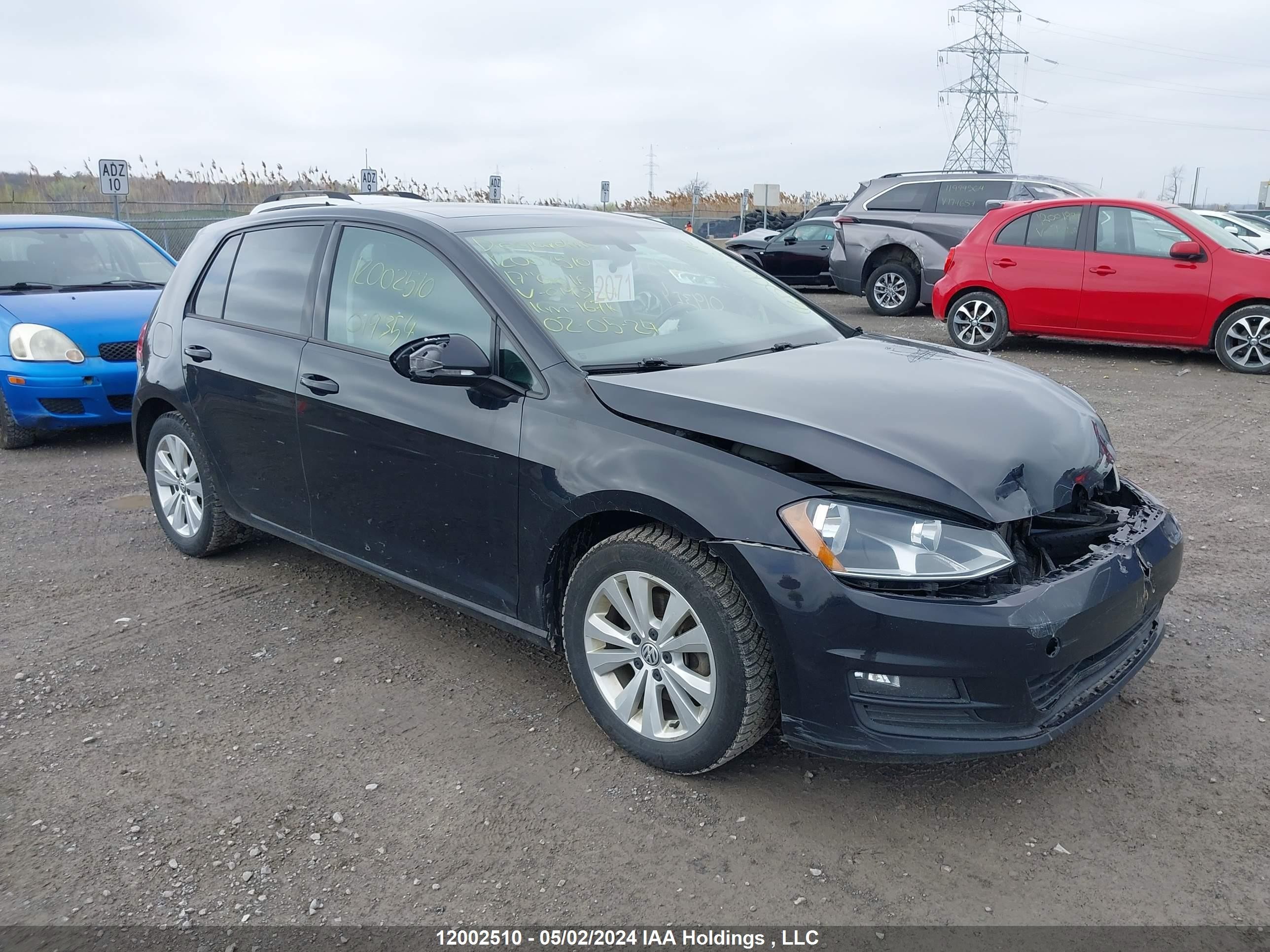 VOLKSWAGEN GOLF 2017 3vw117au5hm019354