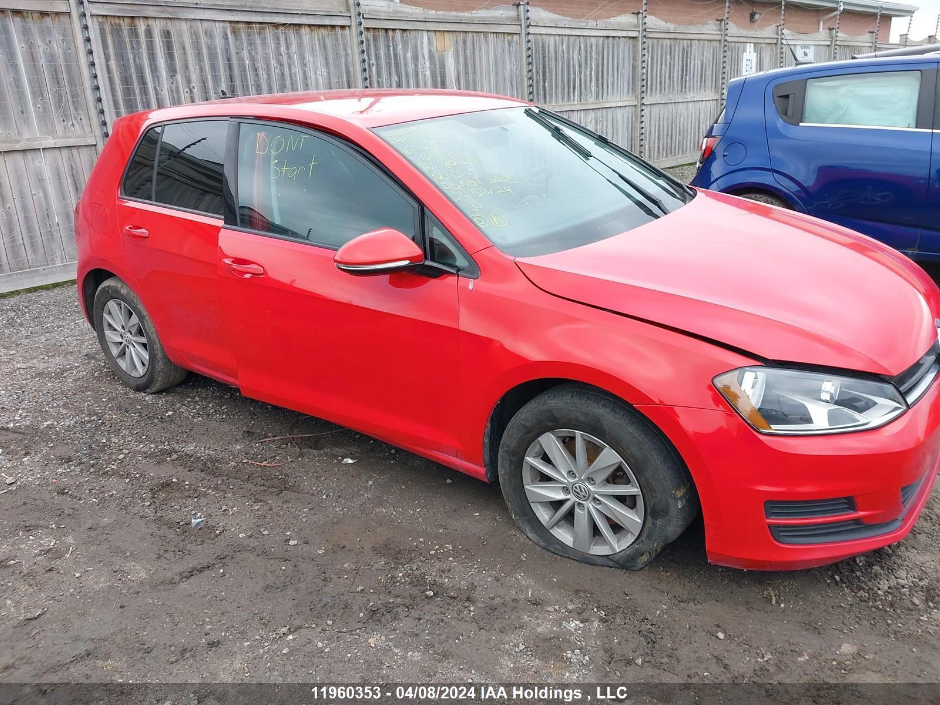 VOLKSWAGEN GOLF 2016 3vw117au6gm012086