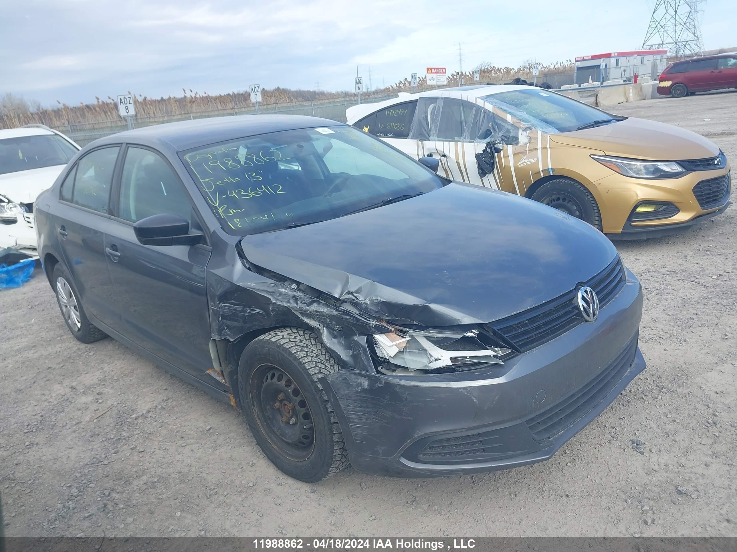 VOLKSWAGEN JETTA 2013 3vw1k7aj0dm436412