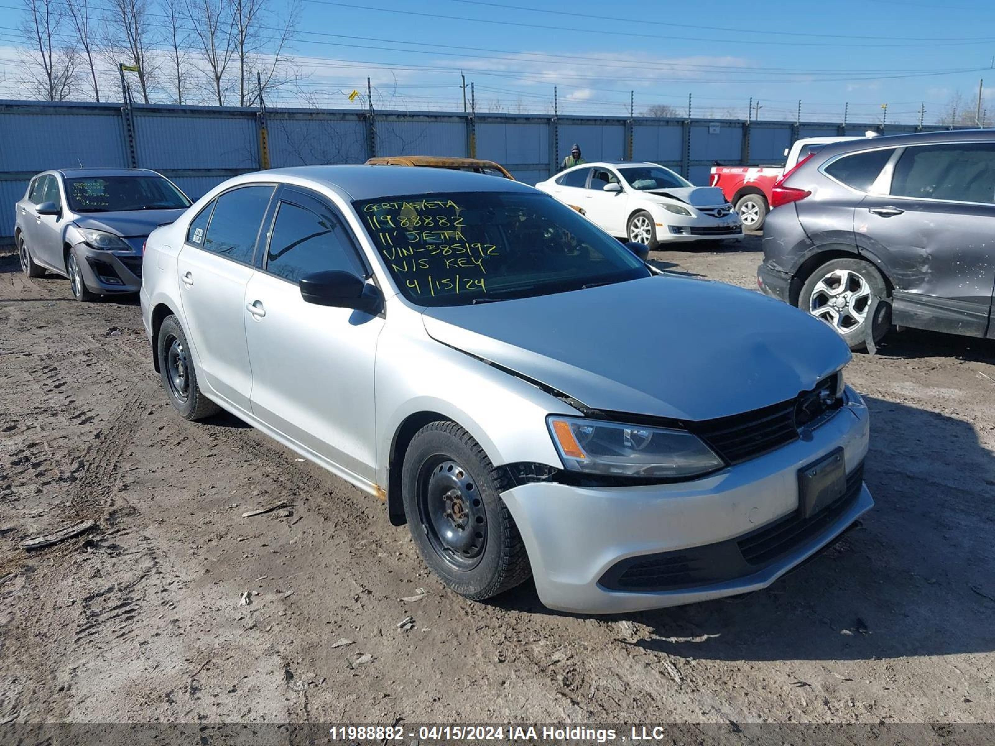 VOLKSWAGEN JETTA 2011 3vw1k7aj1bm385192