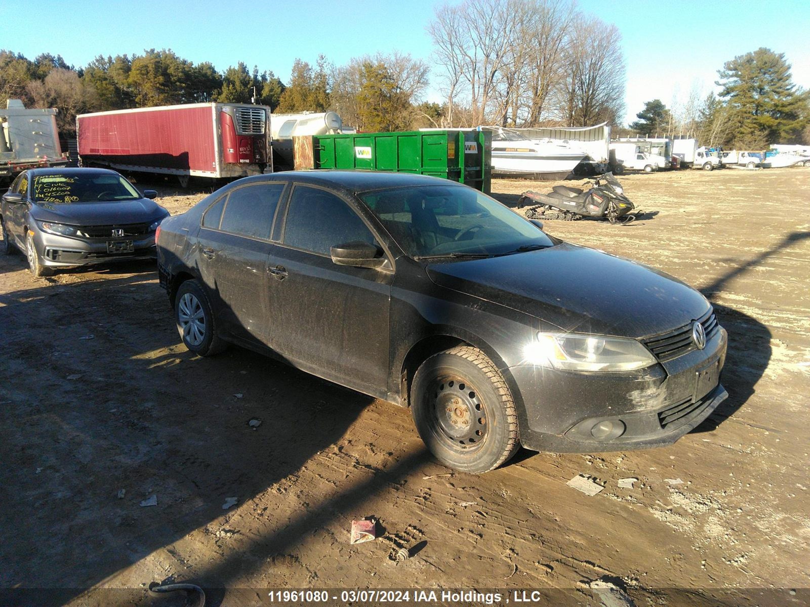 VOLKSWAGEN JETTA 2013 3vw1k7aj9dm436148