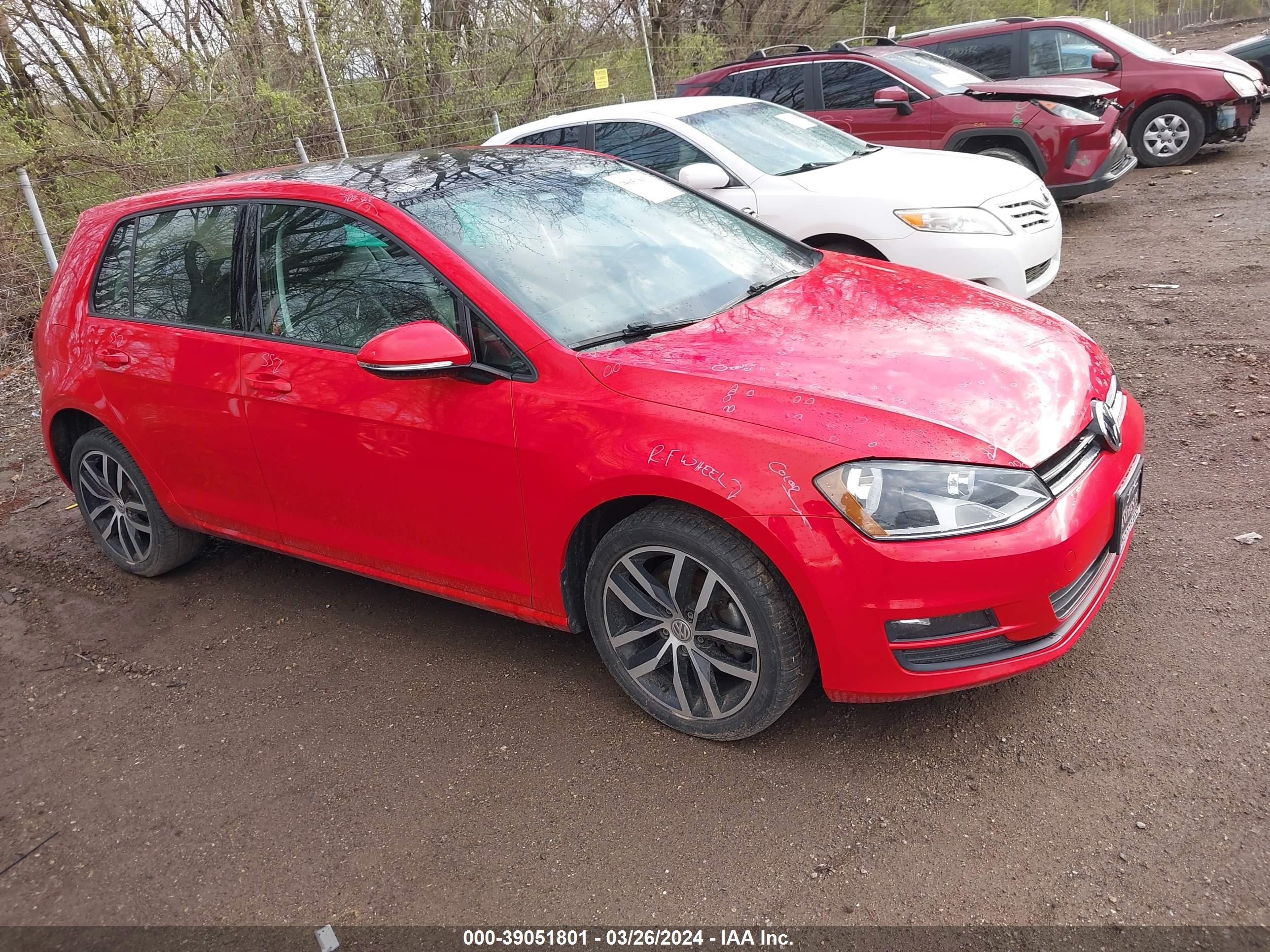 VOLKSWAGEN GOLF 2017 3vw217au1hm030534