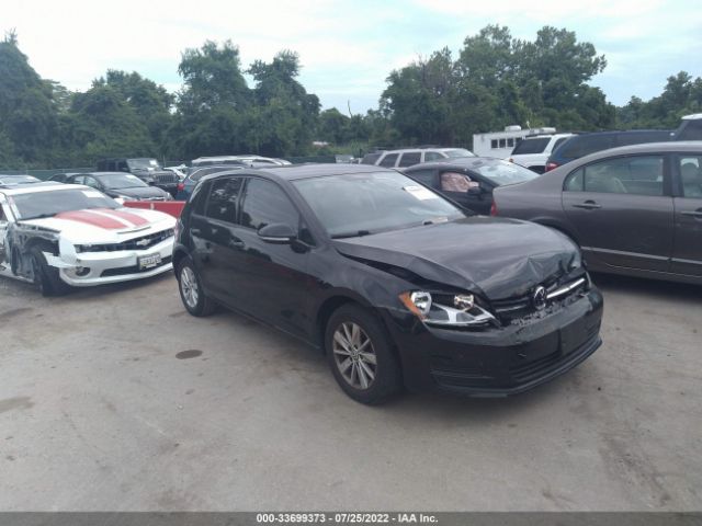 VOLKSWAGEN GOLF 2017 3vw217au2hm037640