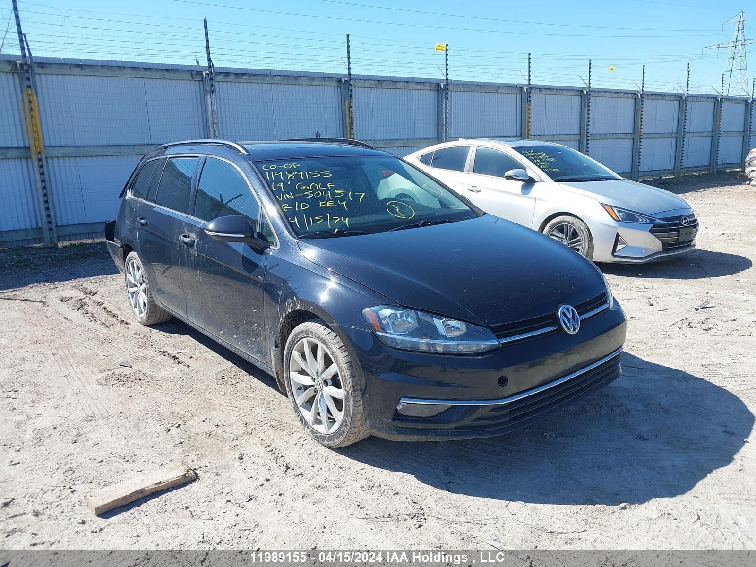 VOLKSWAGEN GOLF 2019 3vw217au6km504517