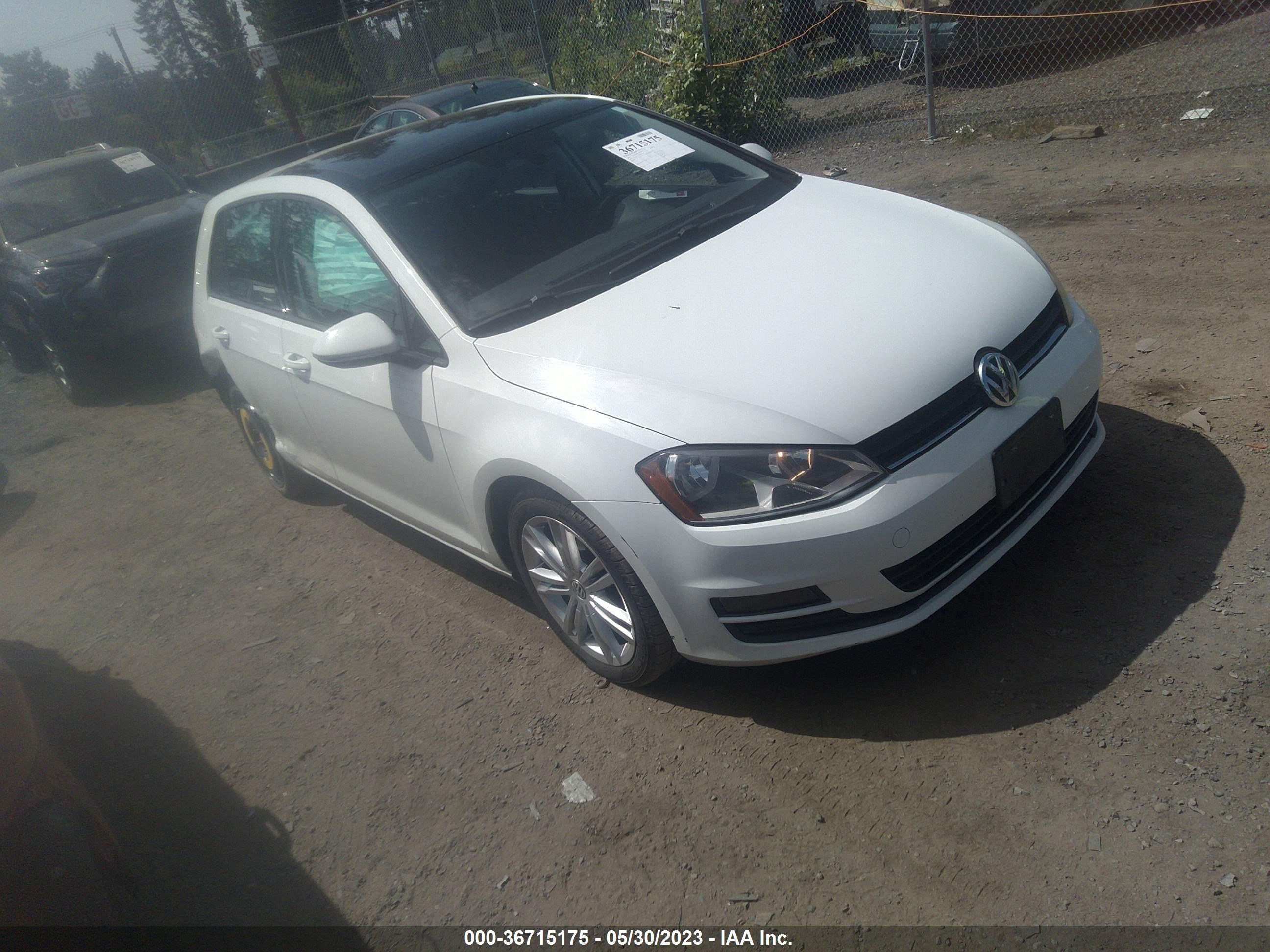 VOLKSWAGEN GOLF 2015 3vw2a7au3fm032248