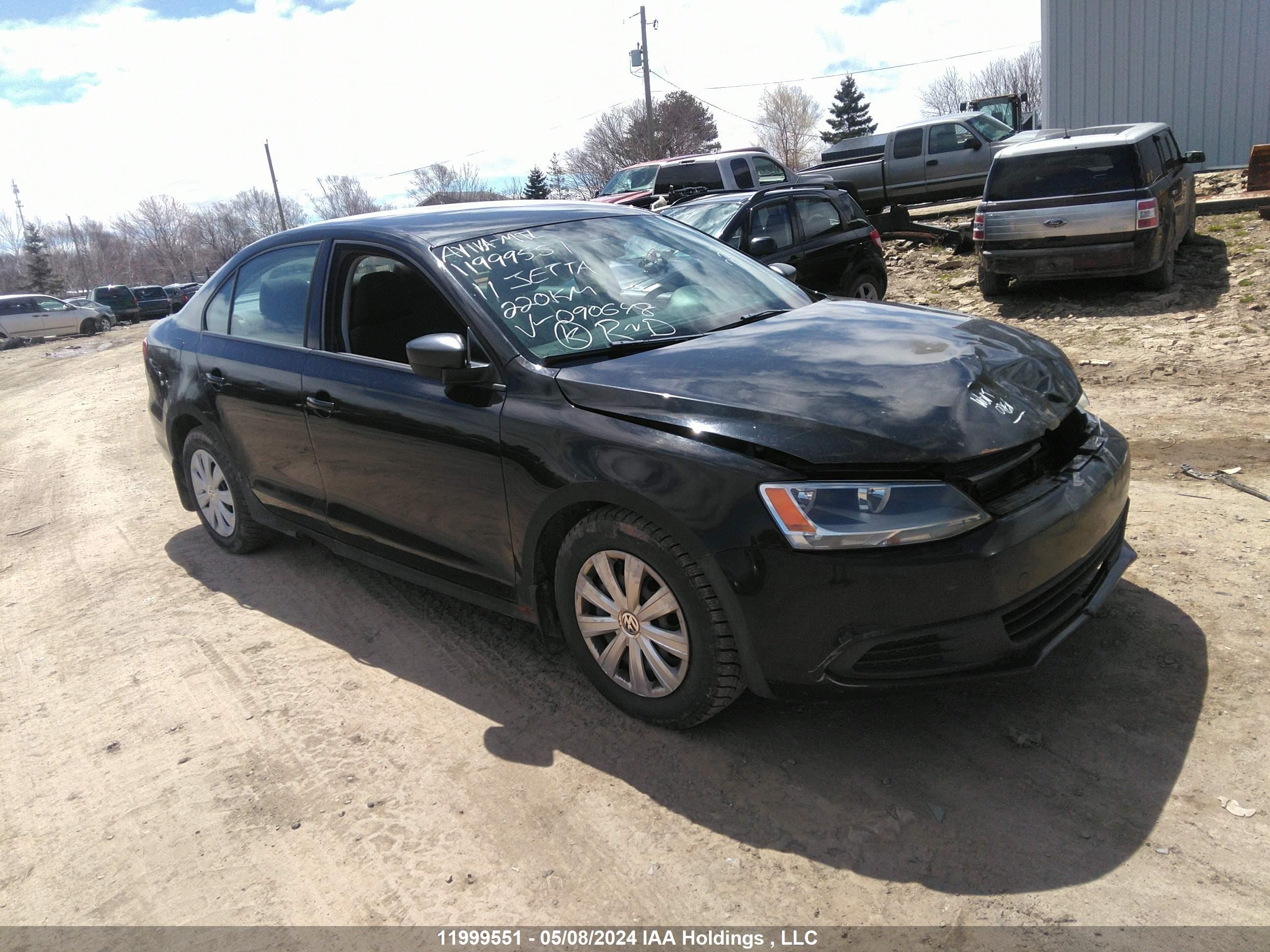 VOLKSWAGEN JETTA 2011 3vw2k7aj5bm090648