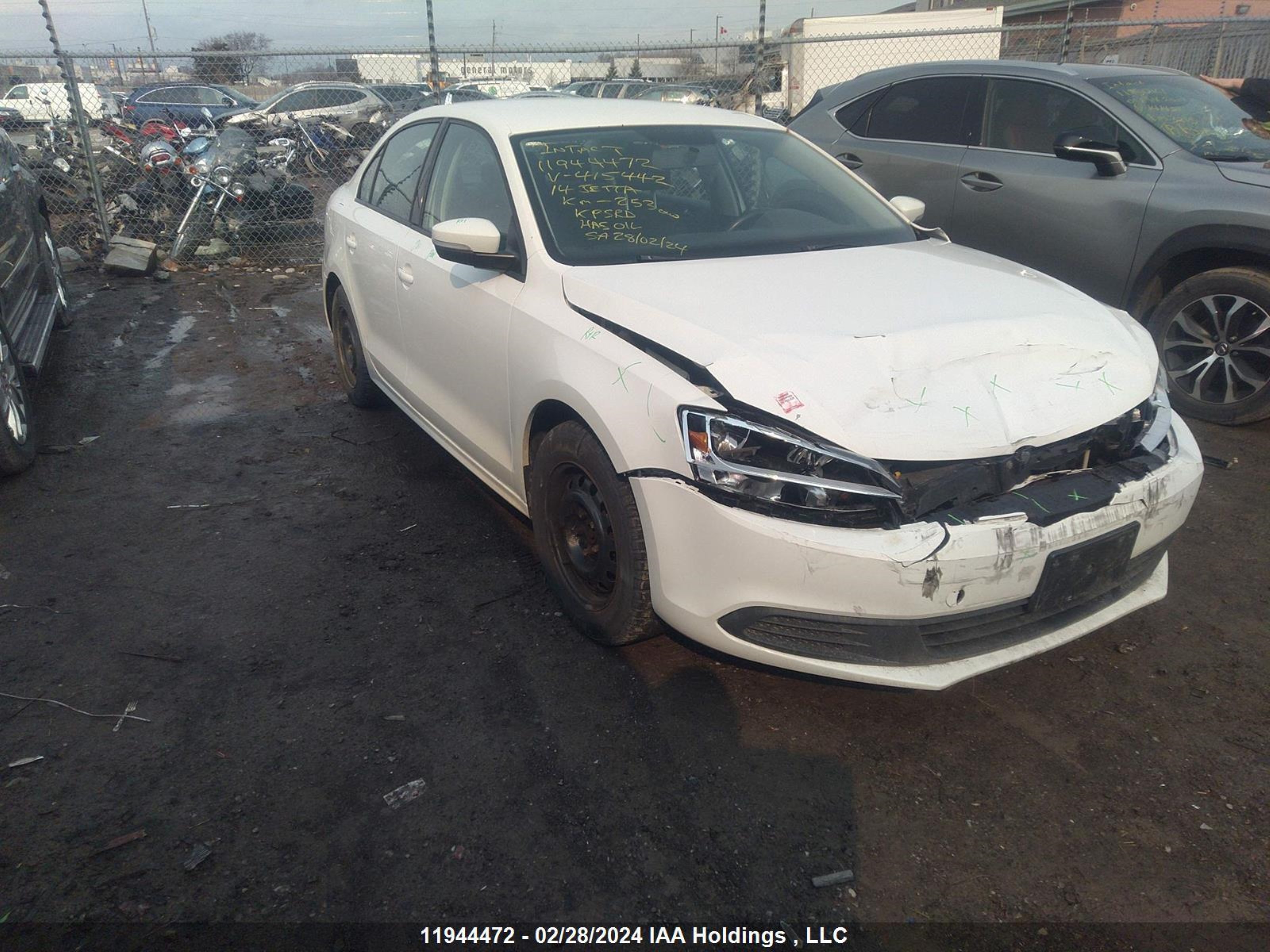 VOLKSWAGEN JETTA 2014 3vw2k7aj6em415442