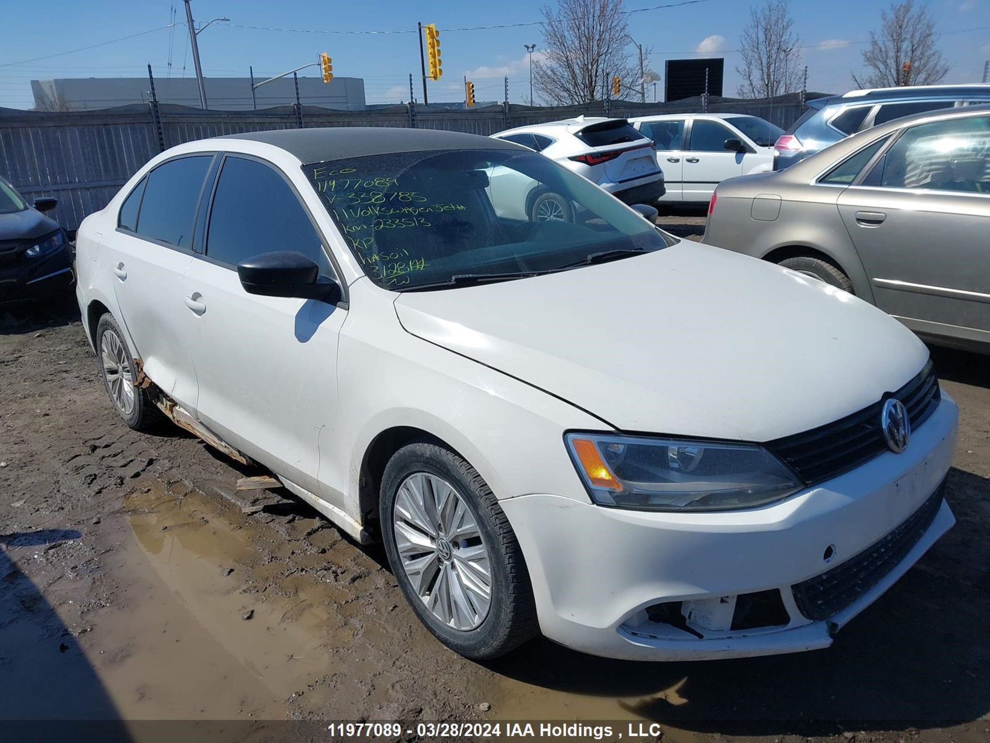 VOLKSWAGEN JETTA 2011 3vw2k7aj7bm338785