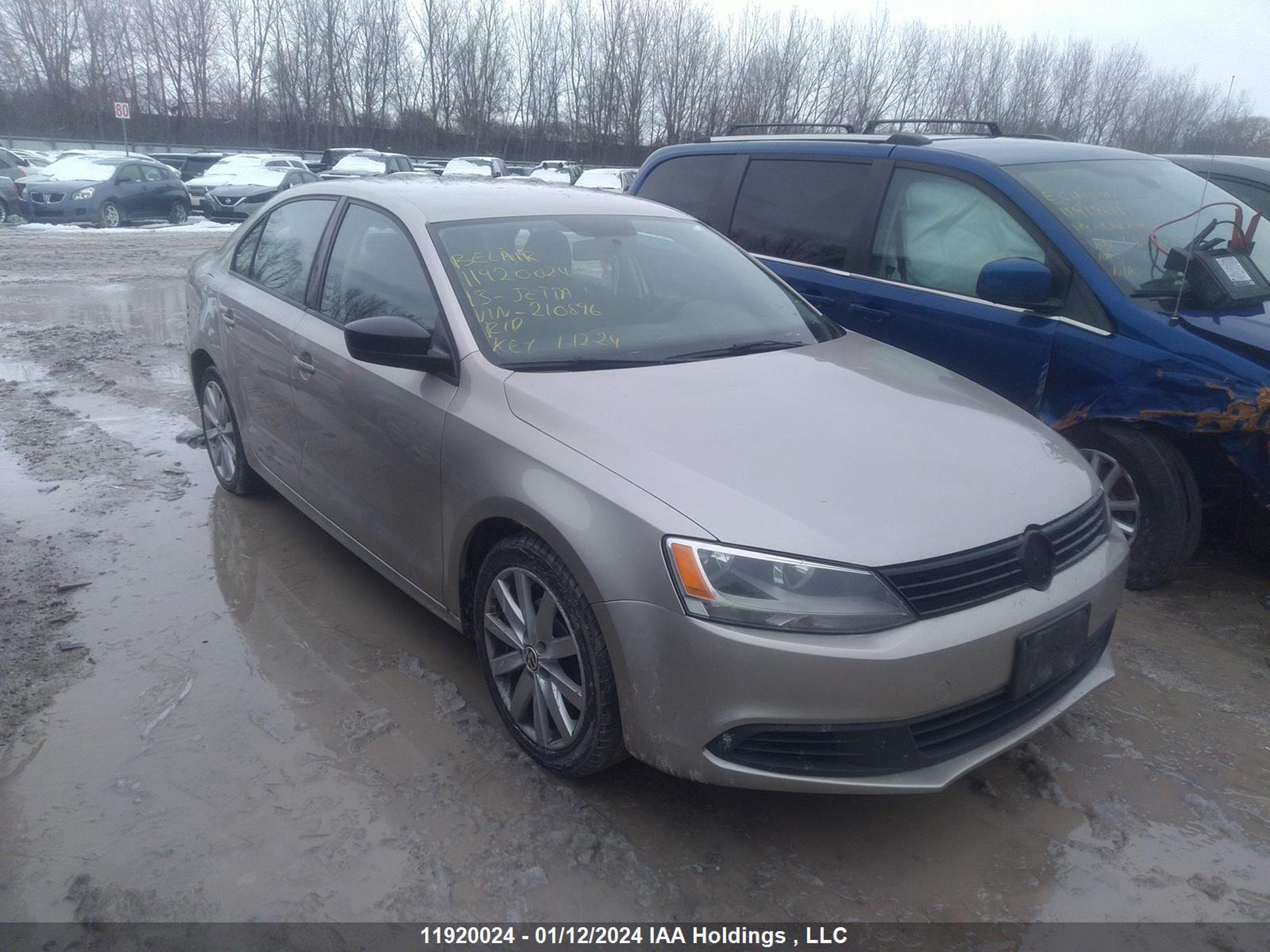 VOLKSWAGEN JETTA 2013 3vw2k7aj8dm210896