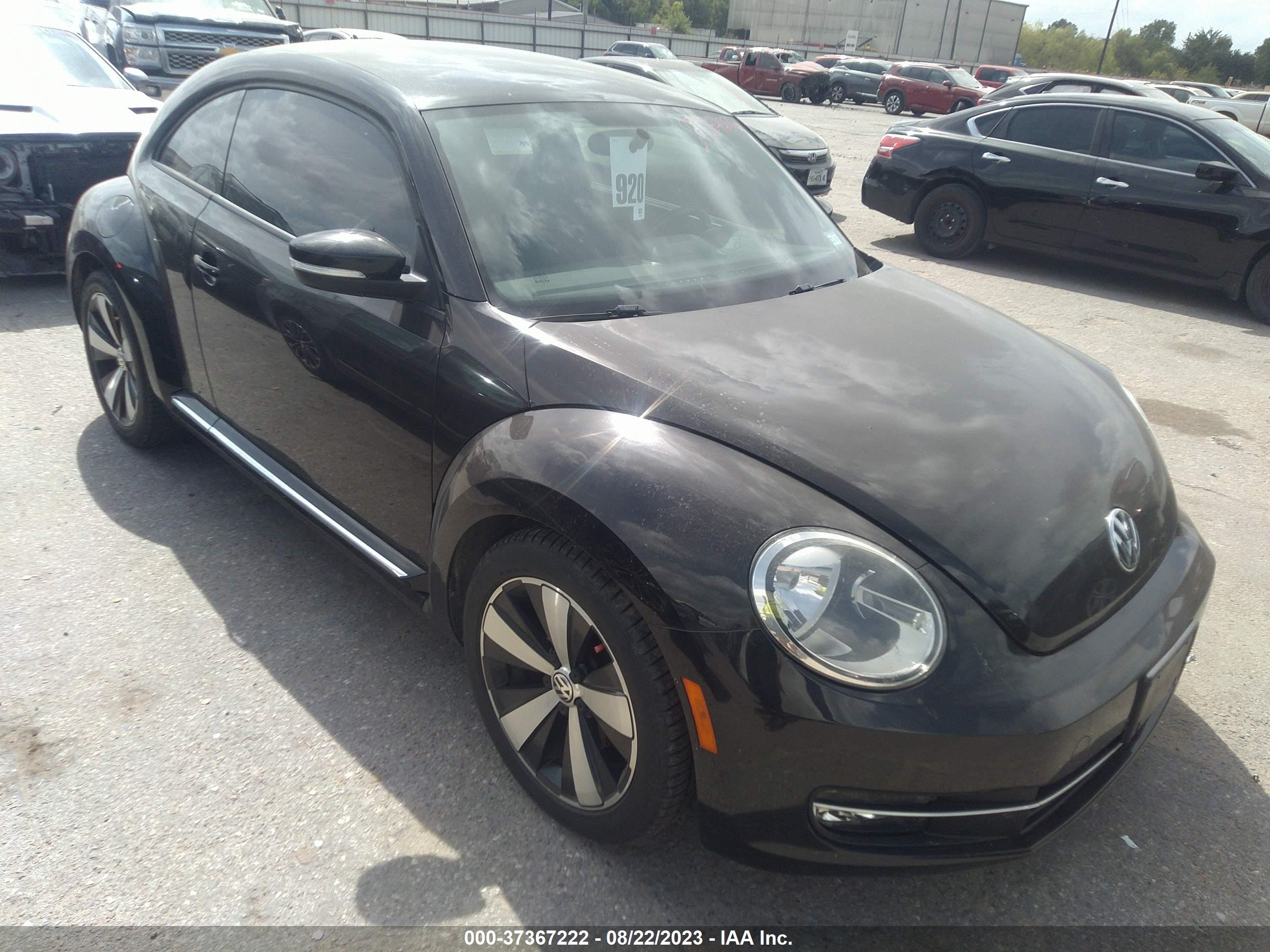 VOLKSWAGEN BEETLE 2012 3vw467at4cm658470