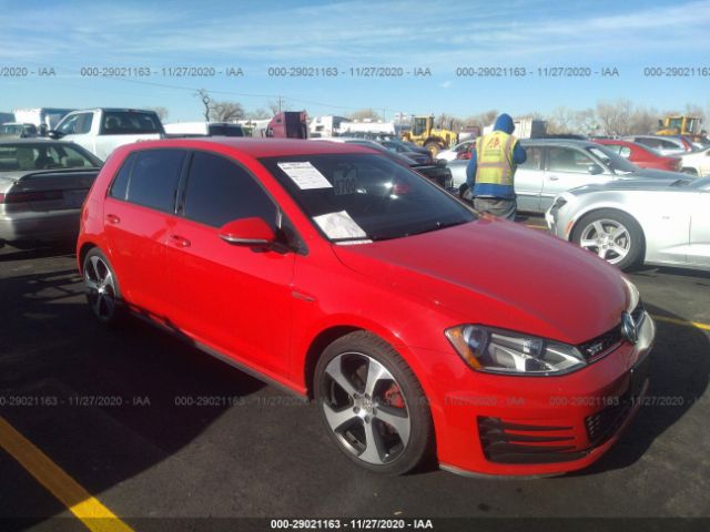 VOLKSWAGEN GOLF 2016 3vw4t7au1gm018210