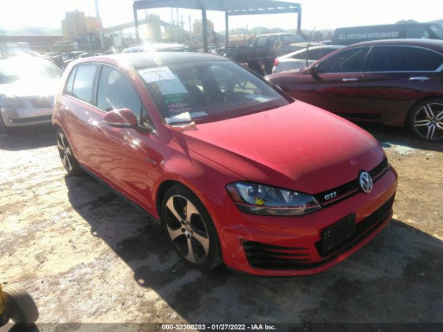 VOLKSWAGEN GOLF 2016 3vw4t7au3gm066601