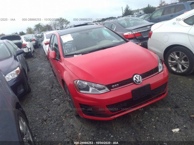 VOLKSWAGEN GOLF GTI 2015 3vw4t7au4gm026107