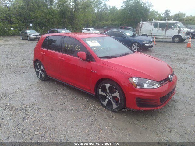 VOLKSWAGEN GOLF 2017 3vw4t7au4hm073316