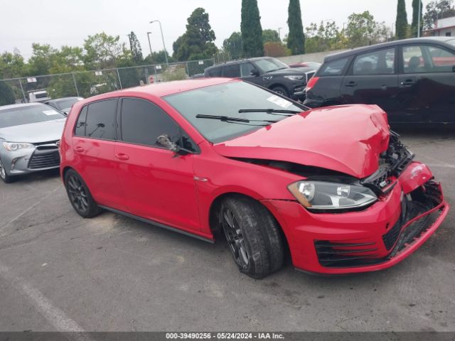 VOLKSWAGEN GOLF 2017 3vw4t7au4hm073719