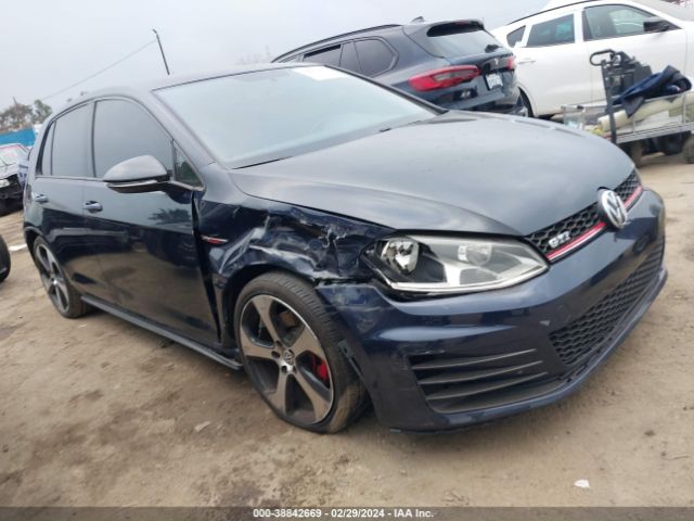 VOLKSWAGEN GOLF 2017 3vw4t7au7hm011084