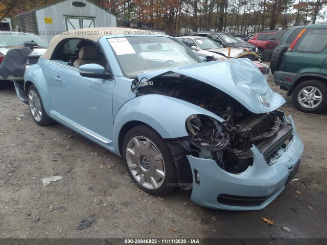 VOLKSWAGEN BEETLE CONVERTIBLE 2014 3vw507at5em818008