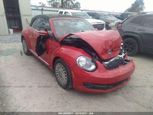 VOLKSWAGEN BEETLE CONVERTIBLE 2015 3vw507at7fm801180