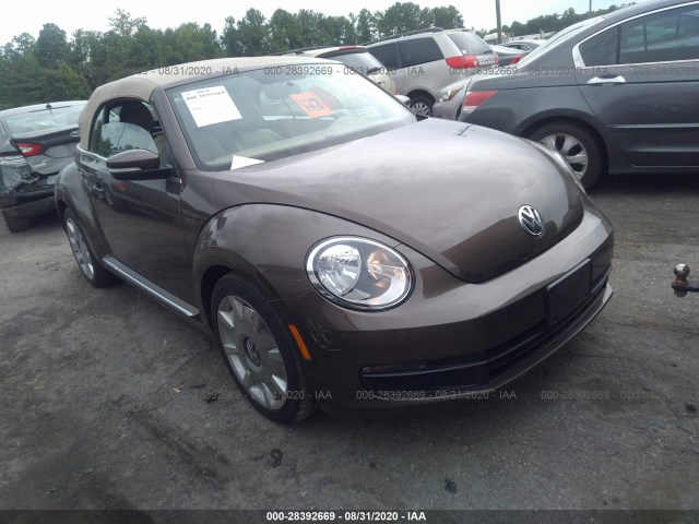 VOLKSWAGEN BEETLE CONVERTIBLE 2014 3vw517atxem816056