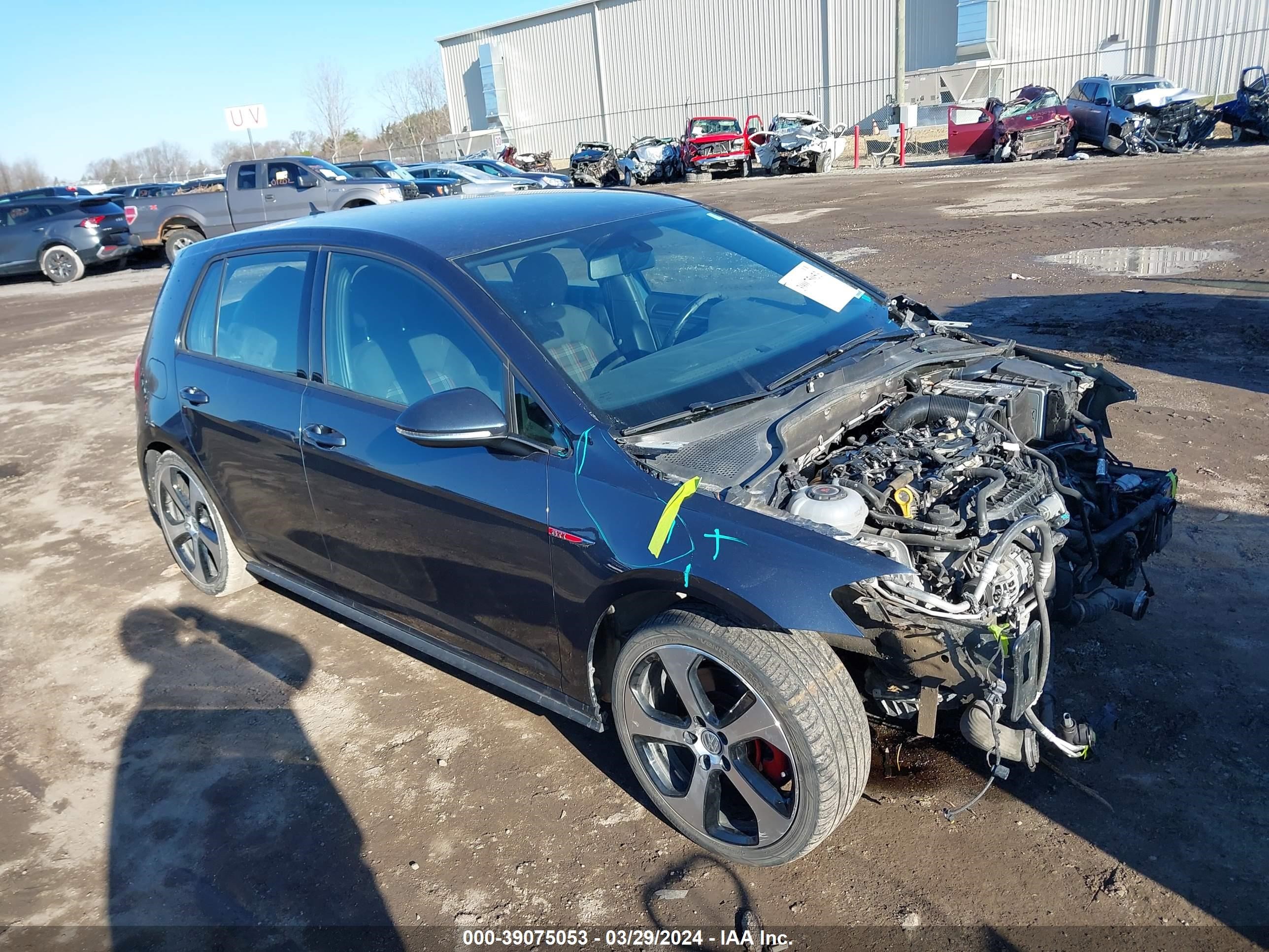 VOLKSWAGEN GOLF 2018 3vw547au2jm265728