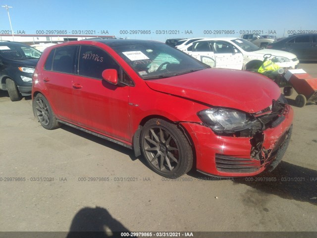 VOLKSWAGEN GOLF 2017 3vw547au8hm017543